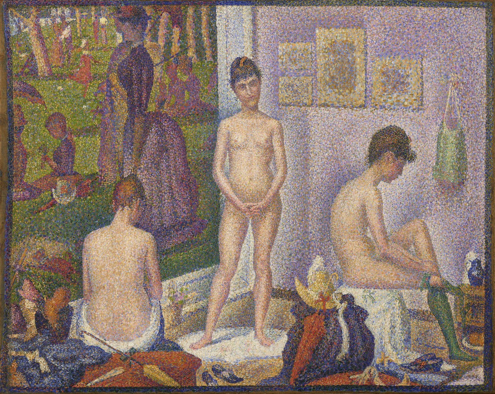 Les Poseuses, small version