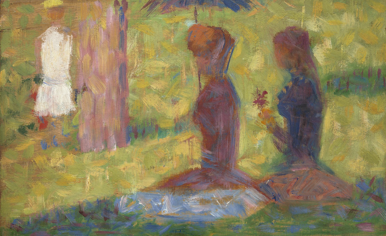 Study of Figures for  La Grande Jatte