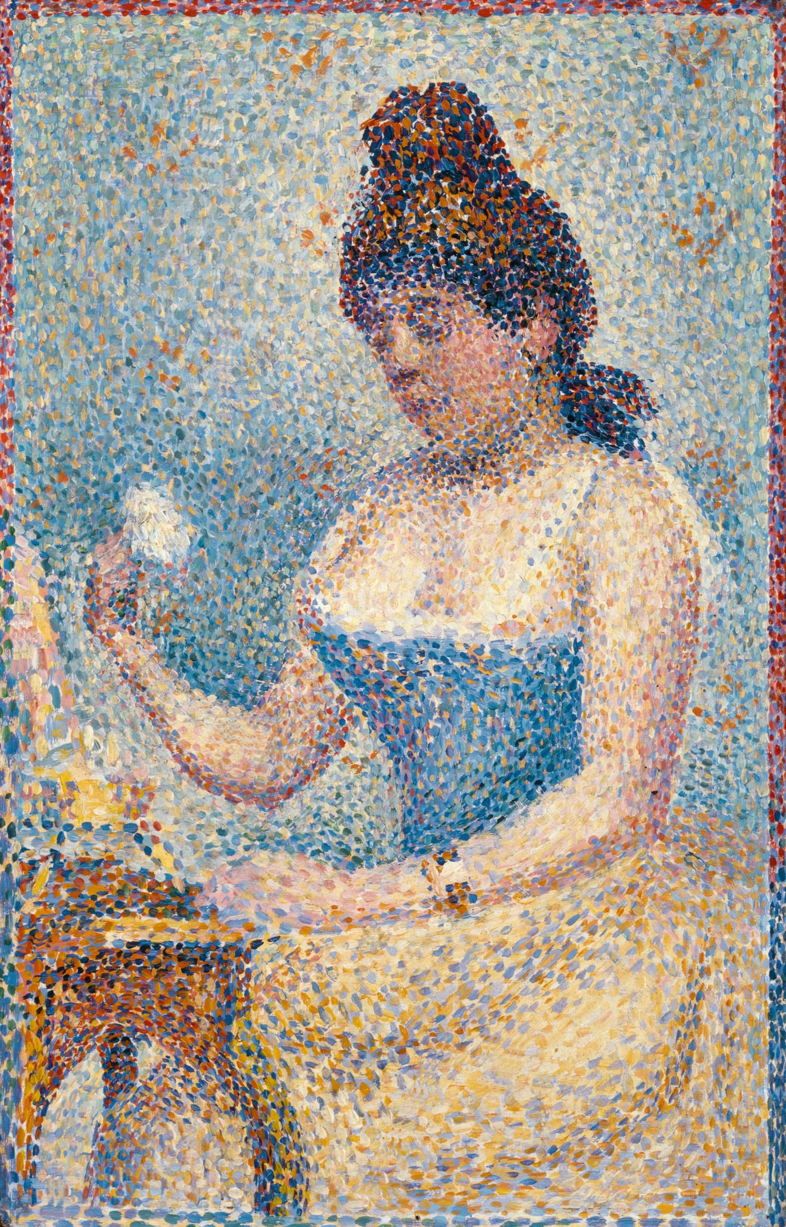 Young Woman Powdering Herself (Study)