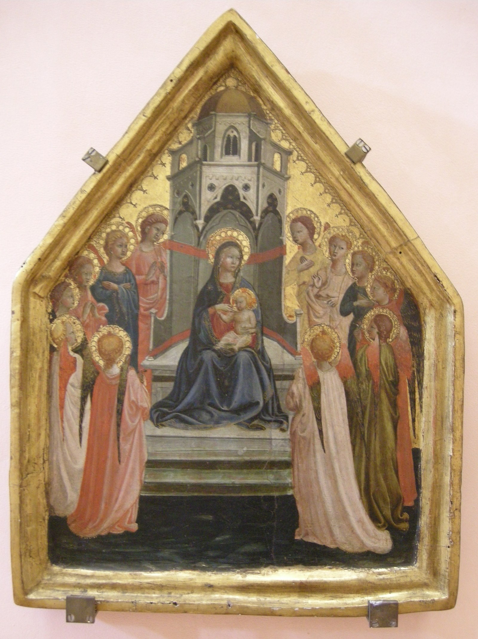Maesta with twelve angels