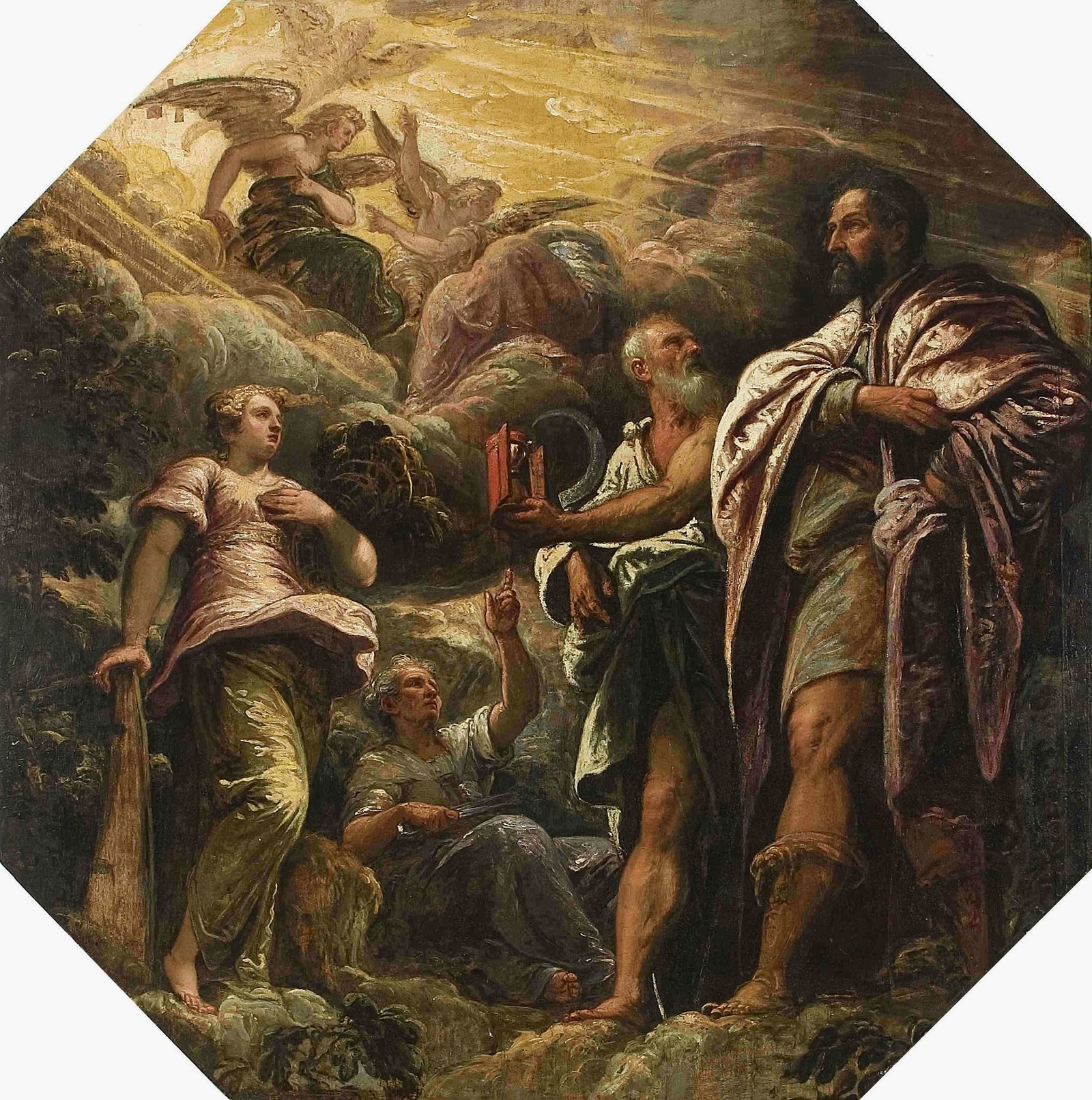 Allegory with a portrait of a Venetian senator (Allegory of the morality of earthly things).