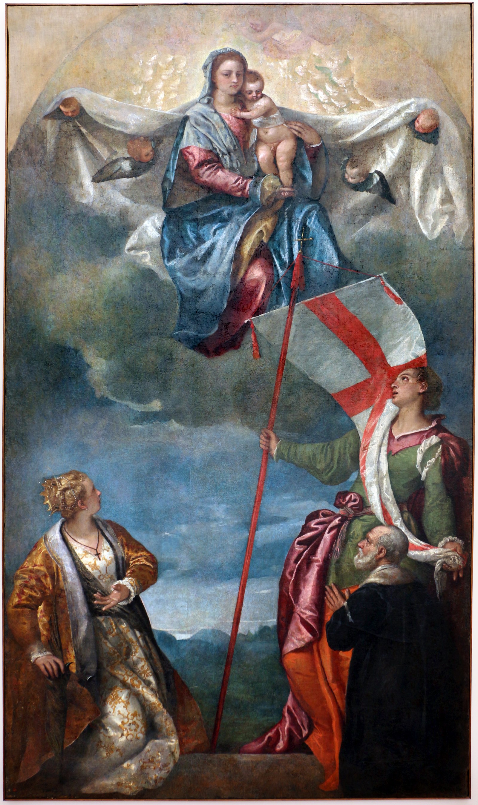 Madonna and Child between Saints Caterine of Alexandria and Saint Ursula