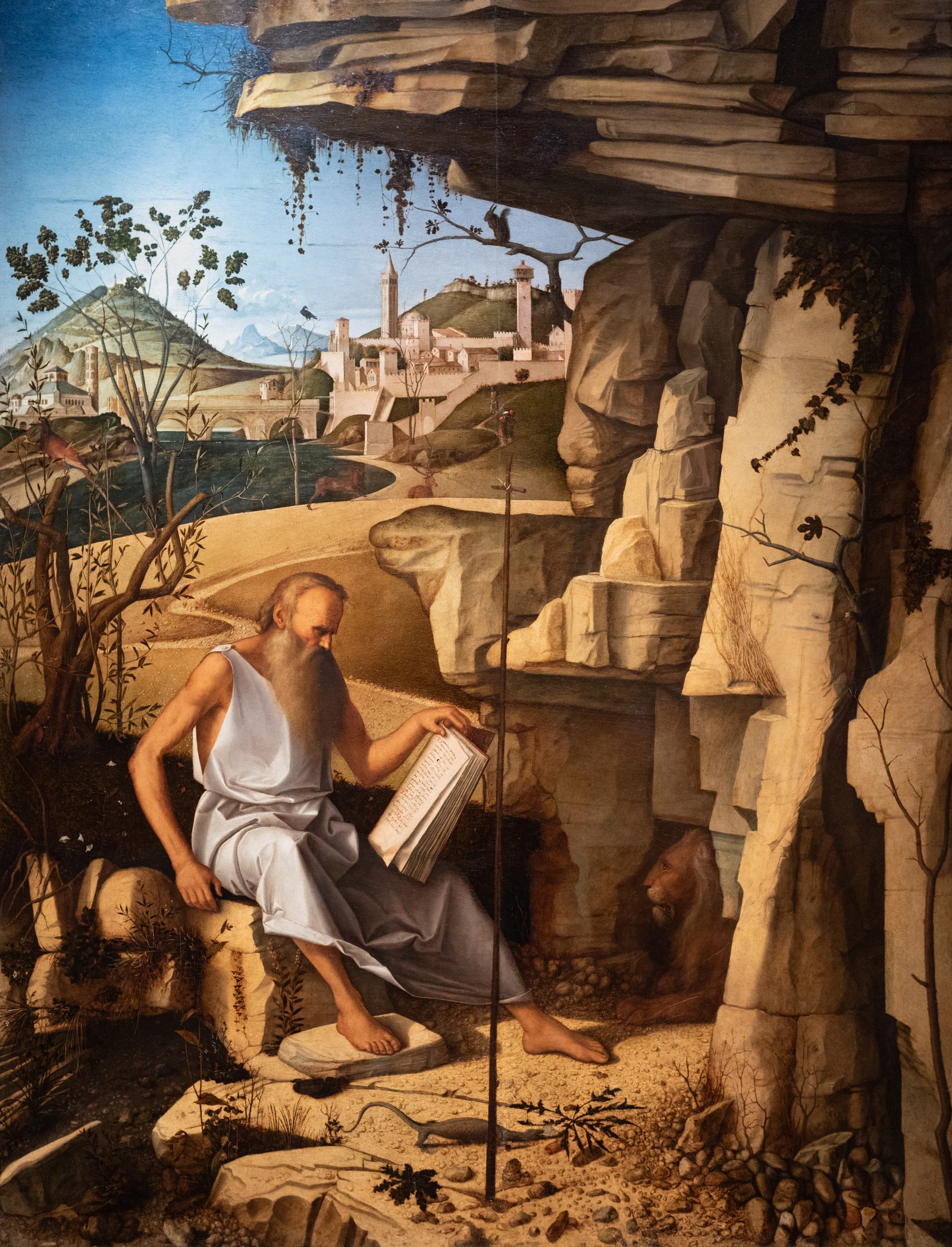 Saint Jerome Reading in the Desert