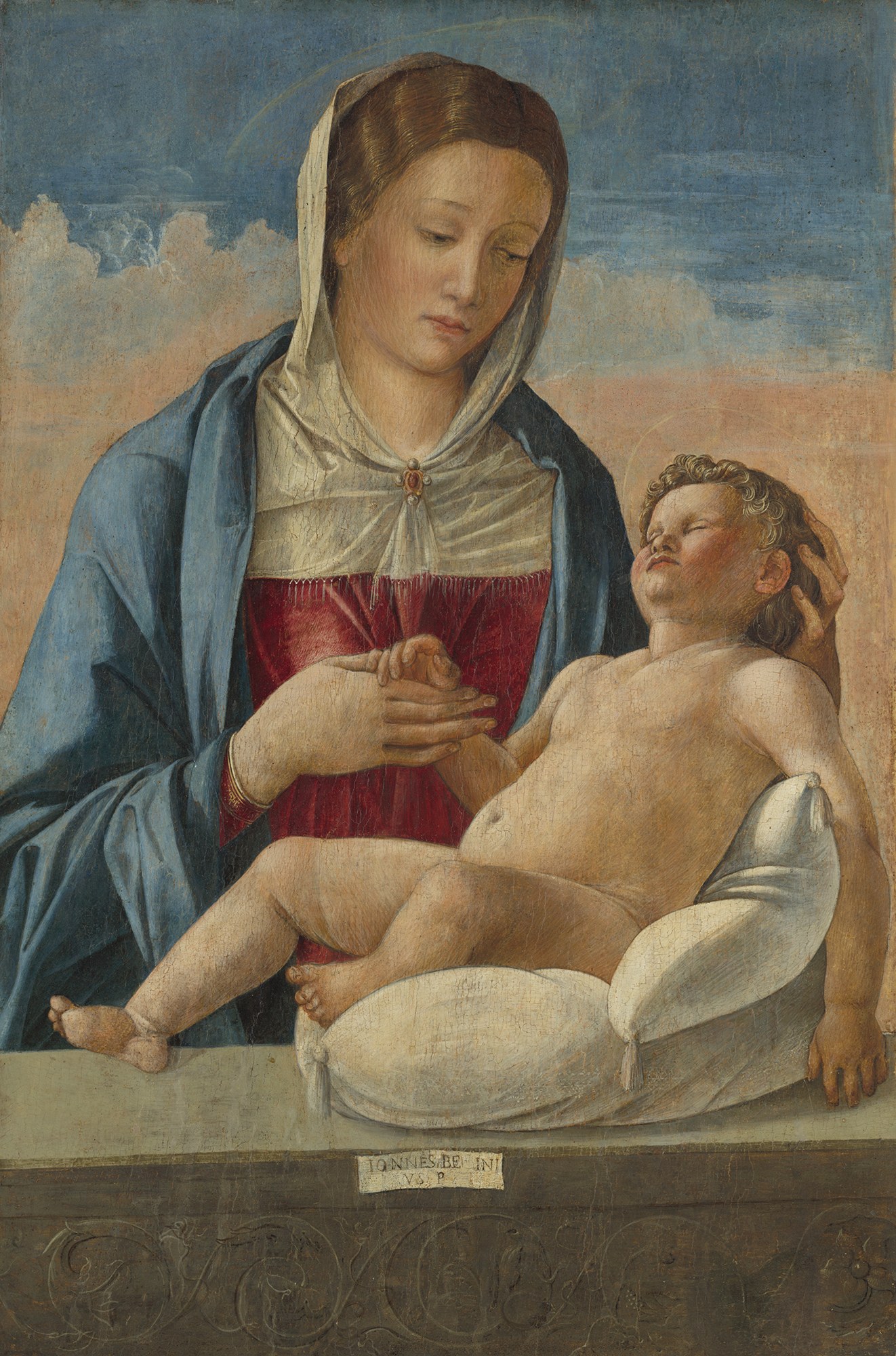 Virgin with the Sleeping Child on a Parapet