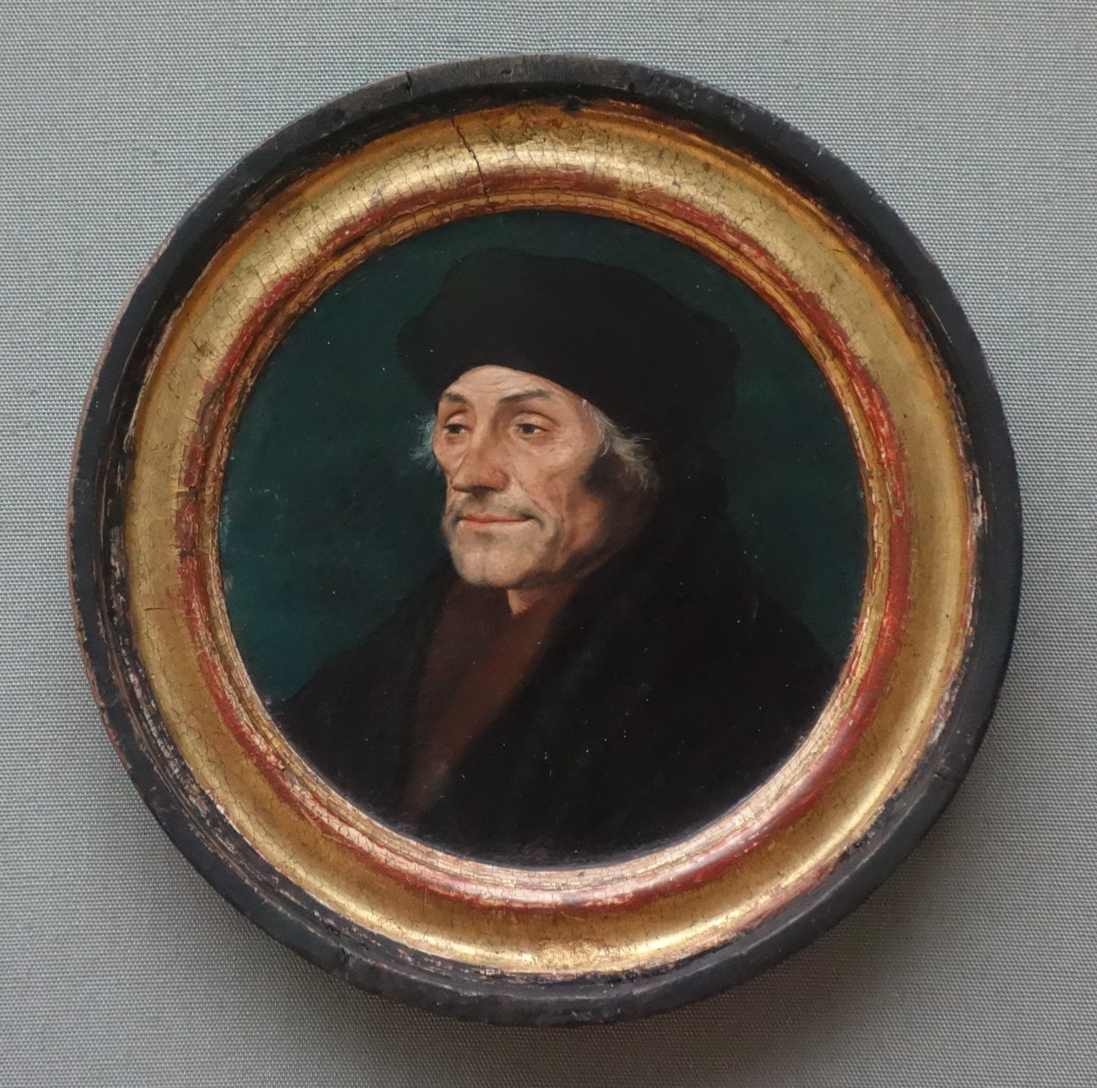 Round Portrait of Desiderius Erasmus