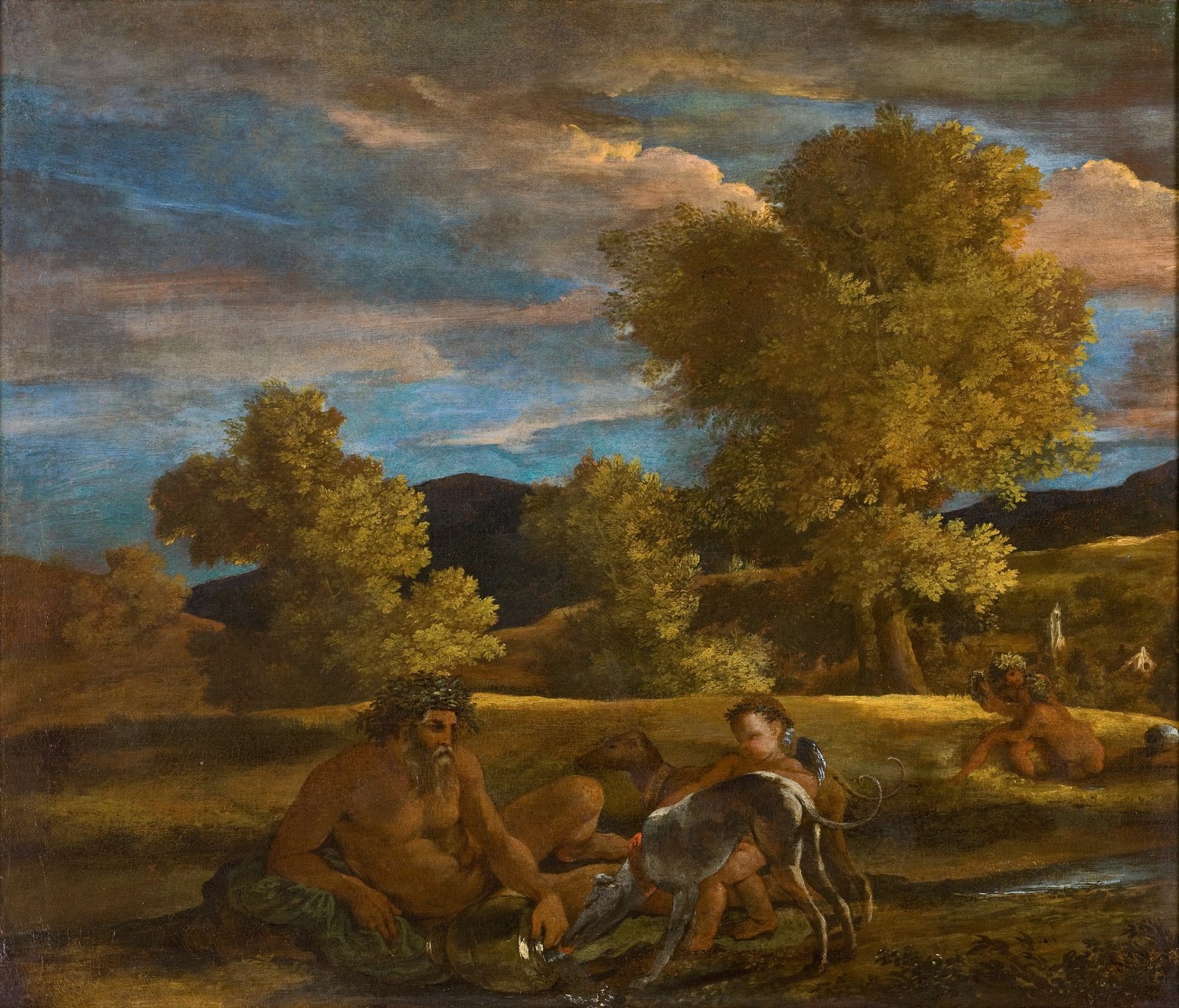 Vénus et Adonis. Paysage de Grottaferrata (right half of Venus and Adonis)