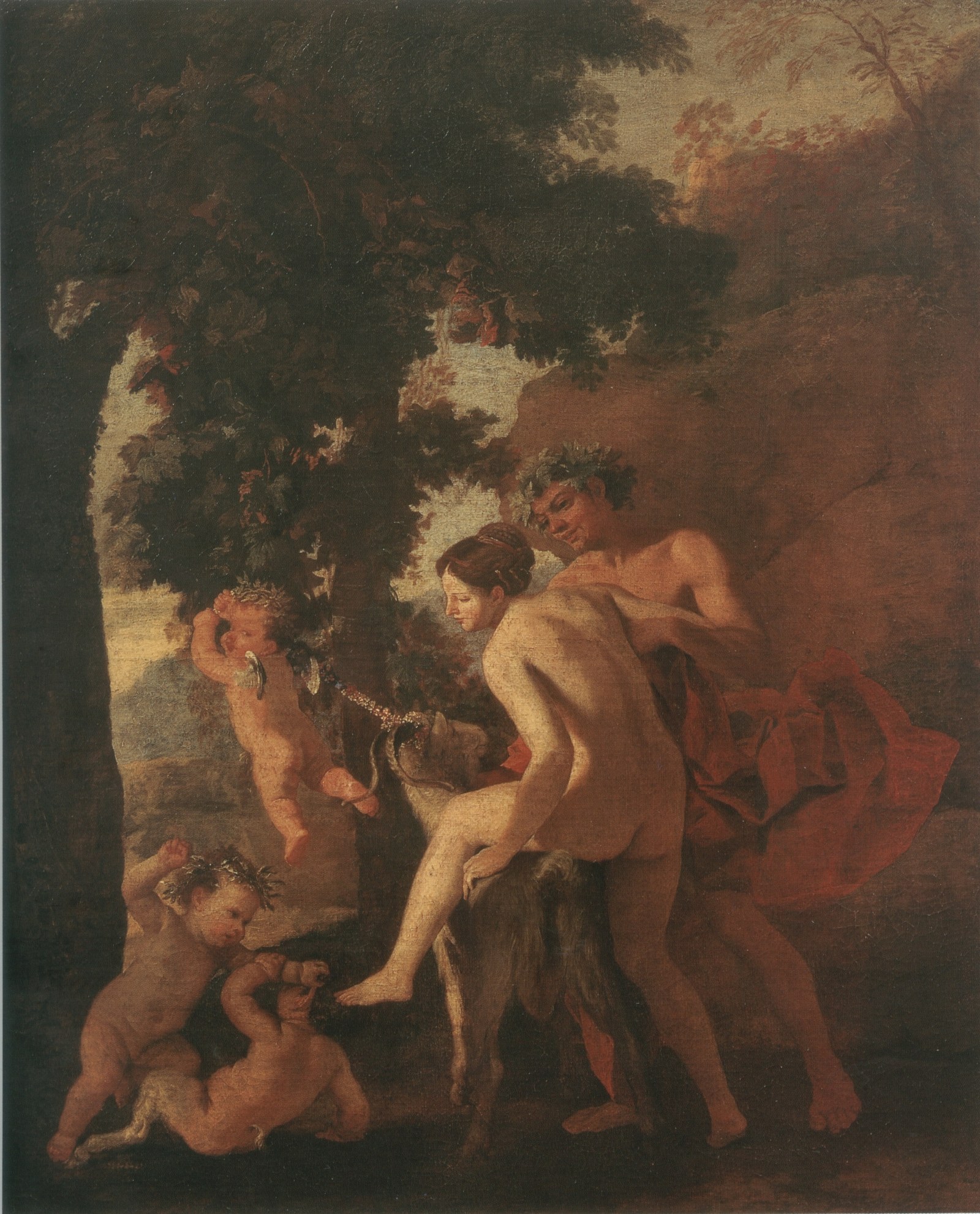 Venus, Faun and Putti