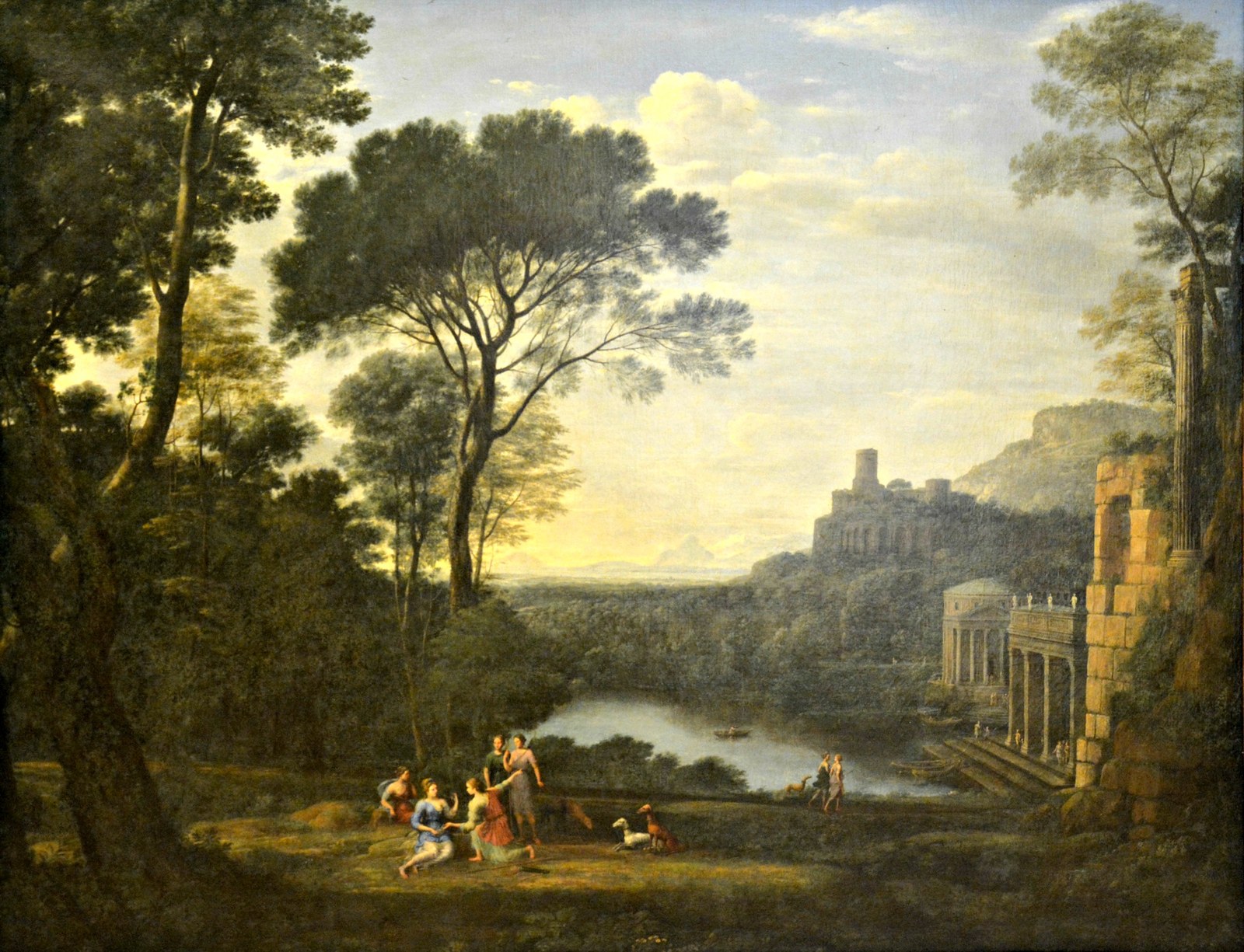 landscape with the temple of Egeria
