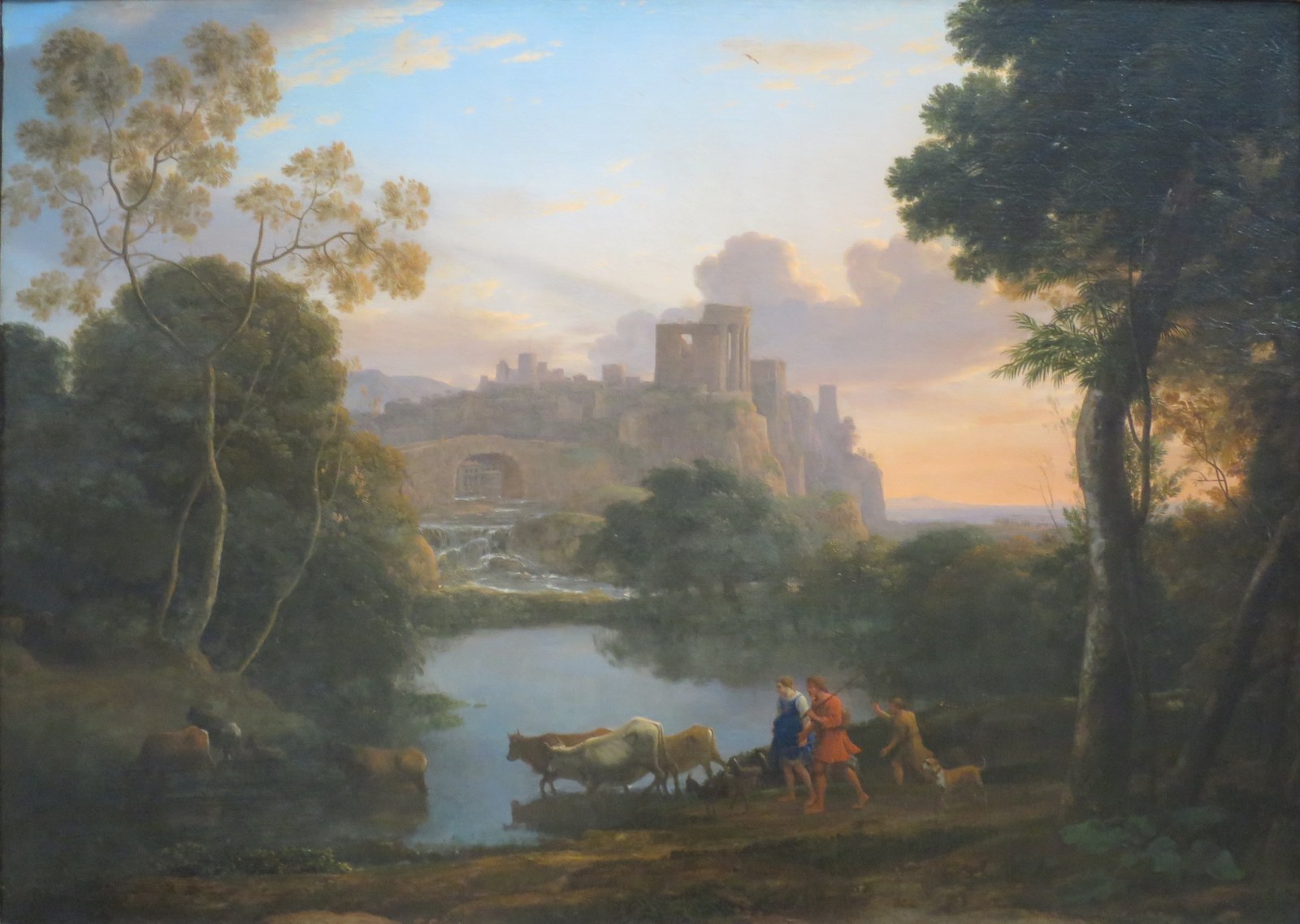 View of Tivoli at Sunset