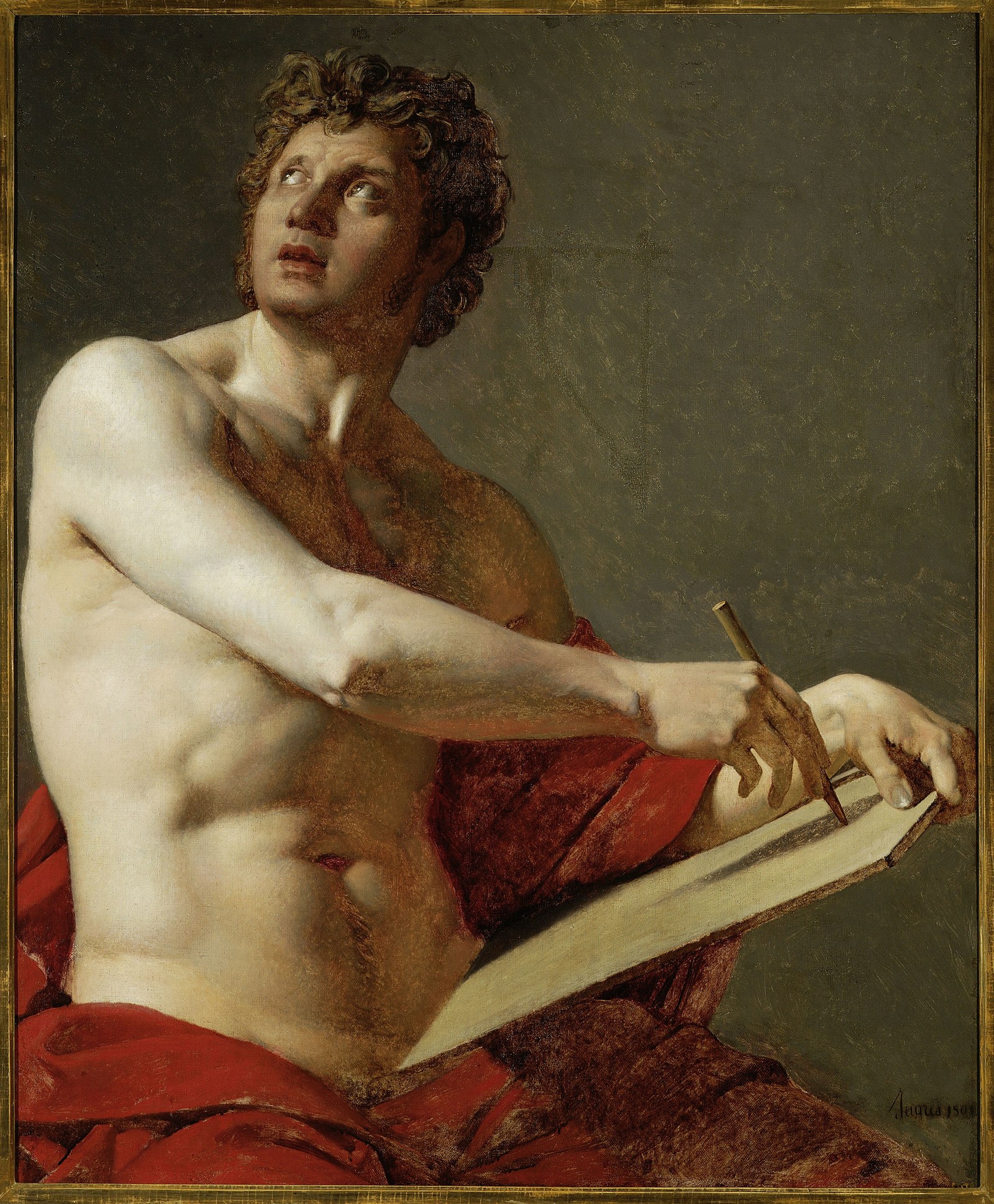 Academic study of a male torso