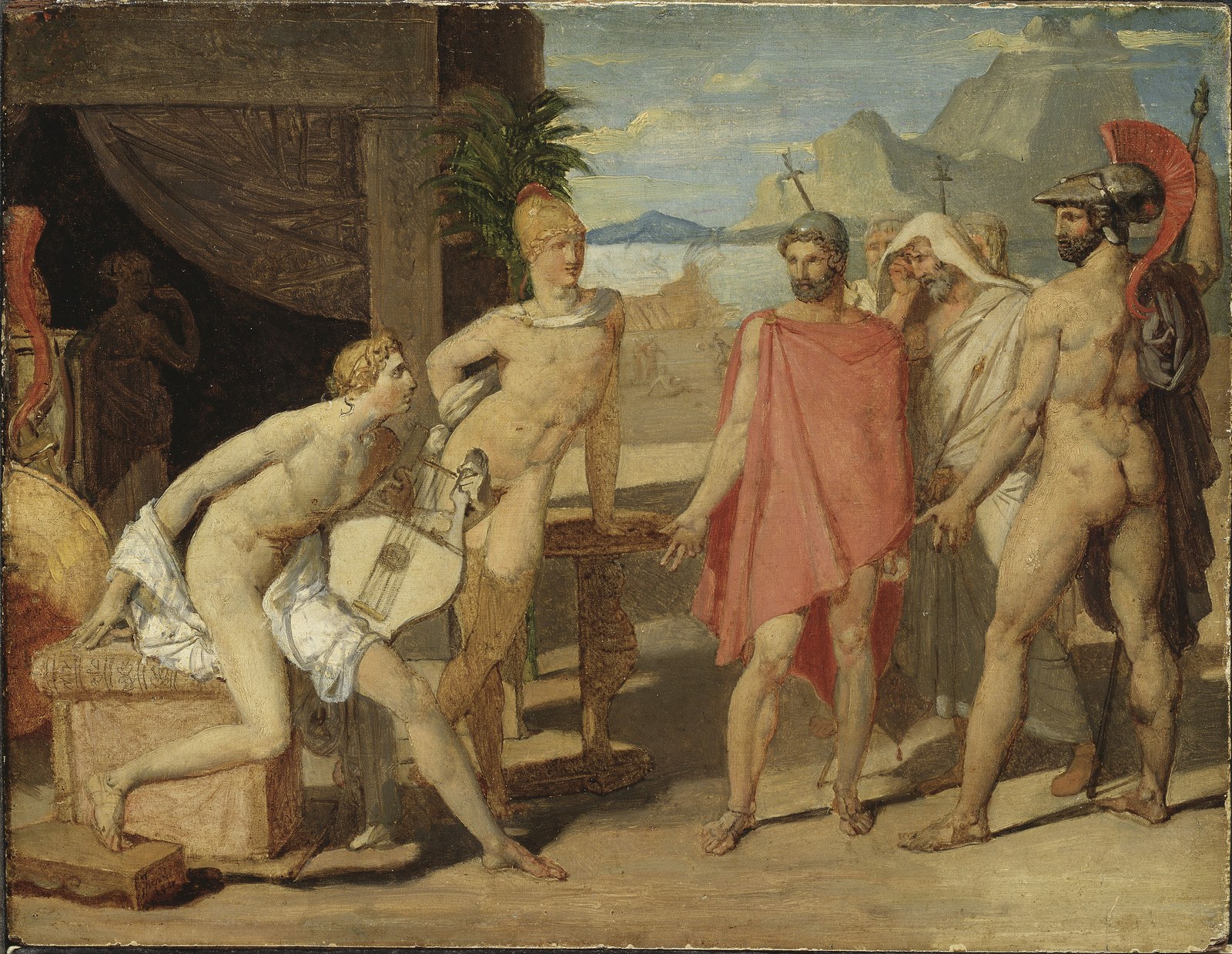Achilles Receiving in his Tent the Envoys of Agamemnon
