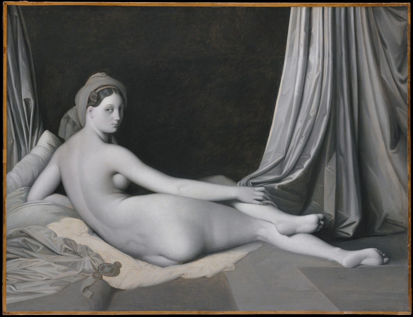 Odalisque in Grisaille