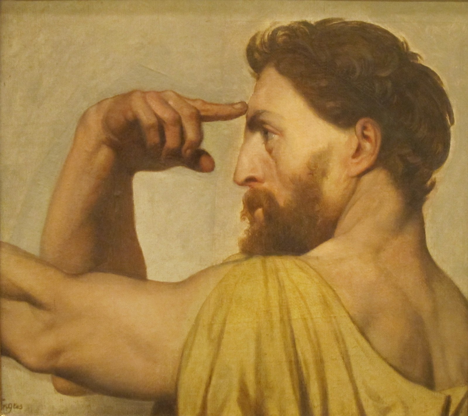 Study for Phidias in the Apotheosis of Homer