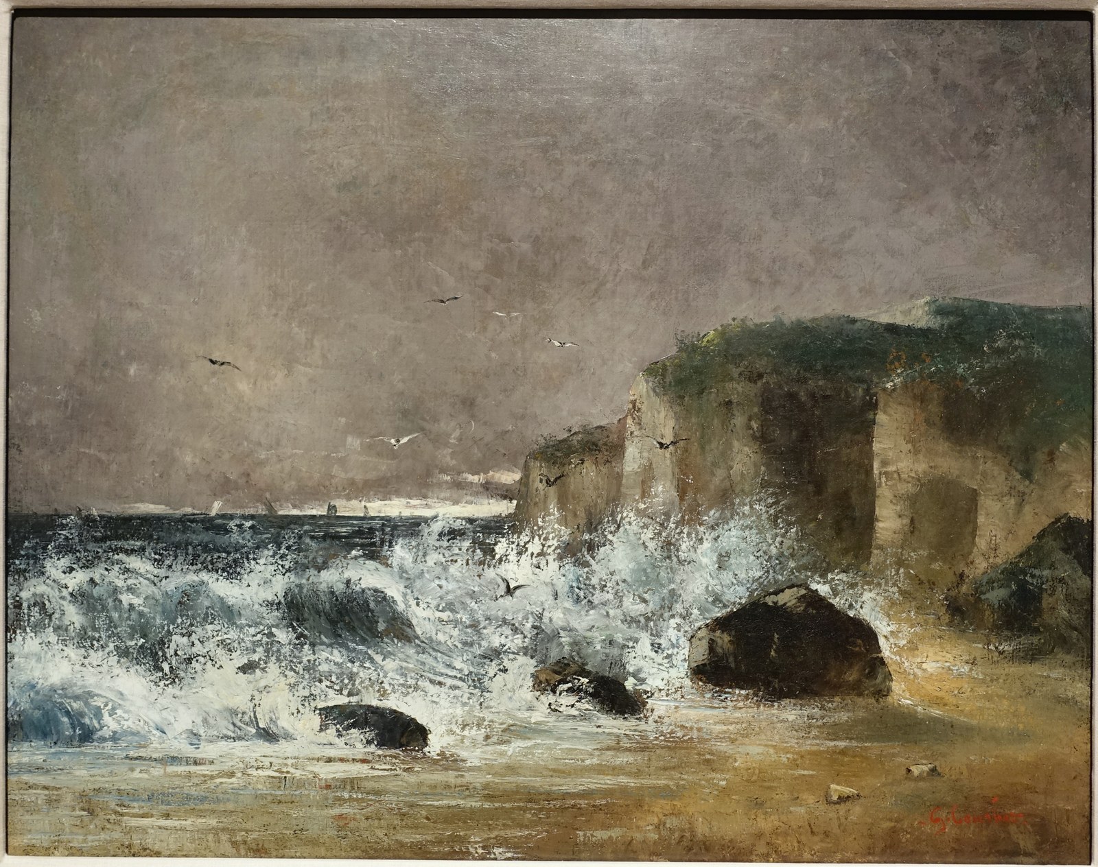 Stormy Weather at Etretat