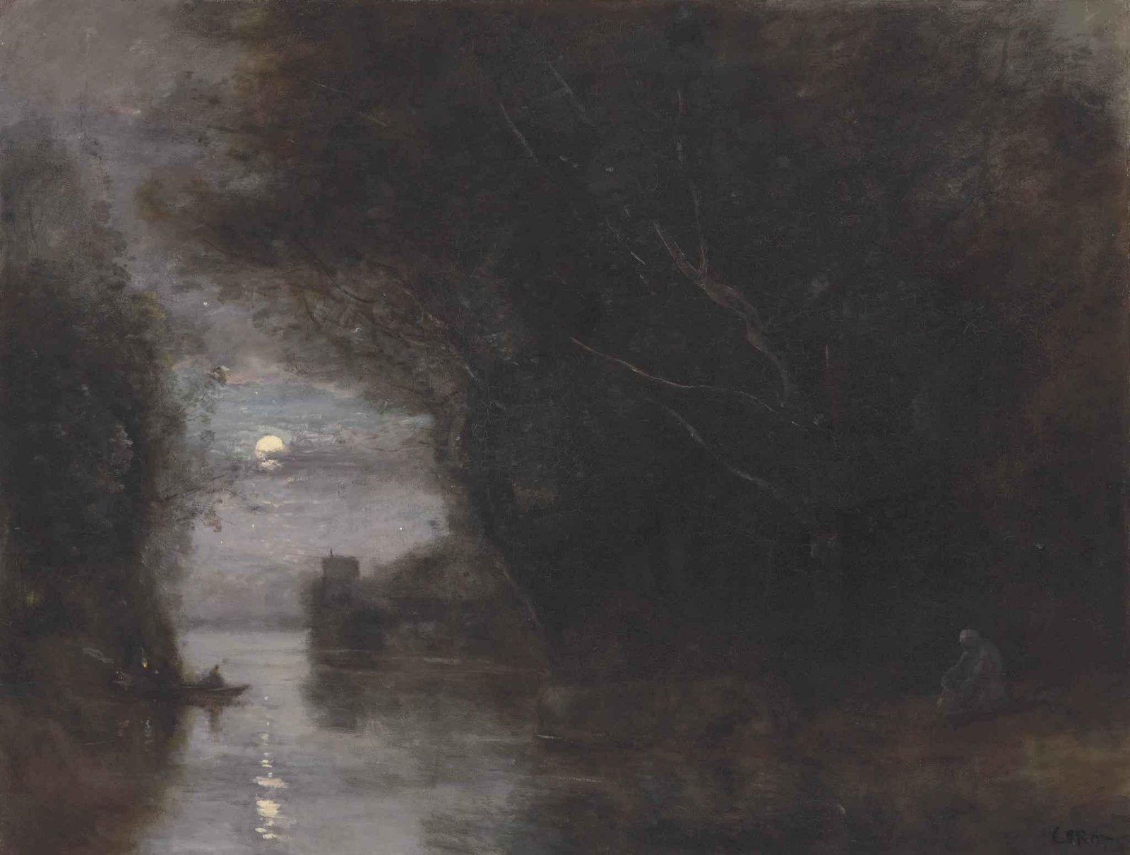 Moonlight landscape