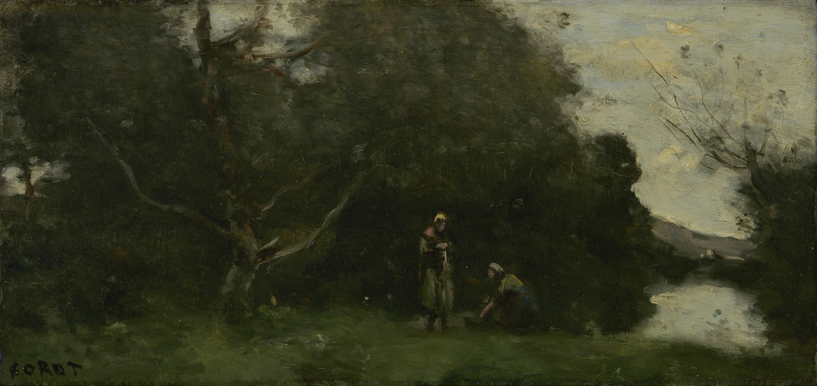 Meadow by the water