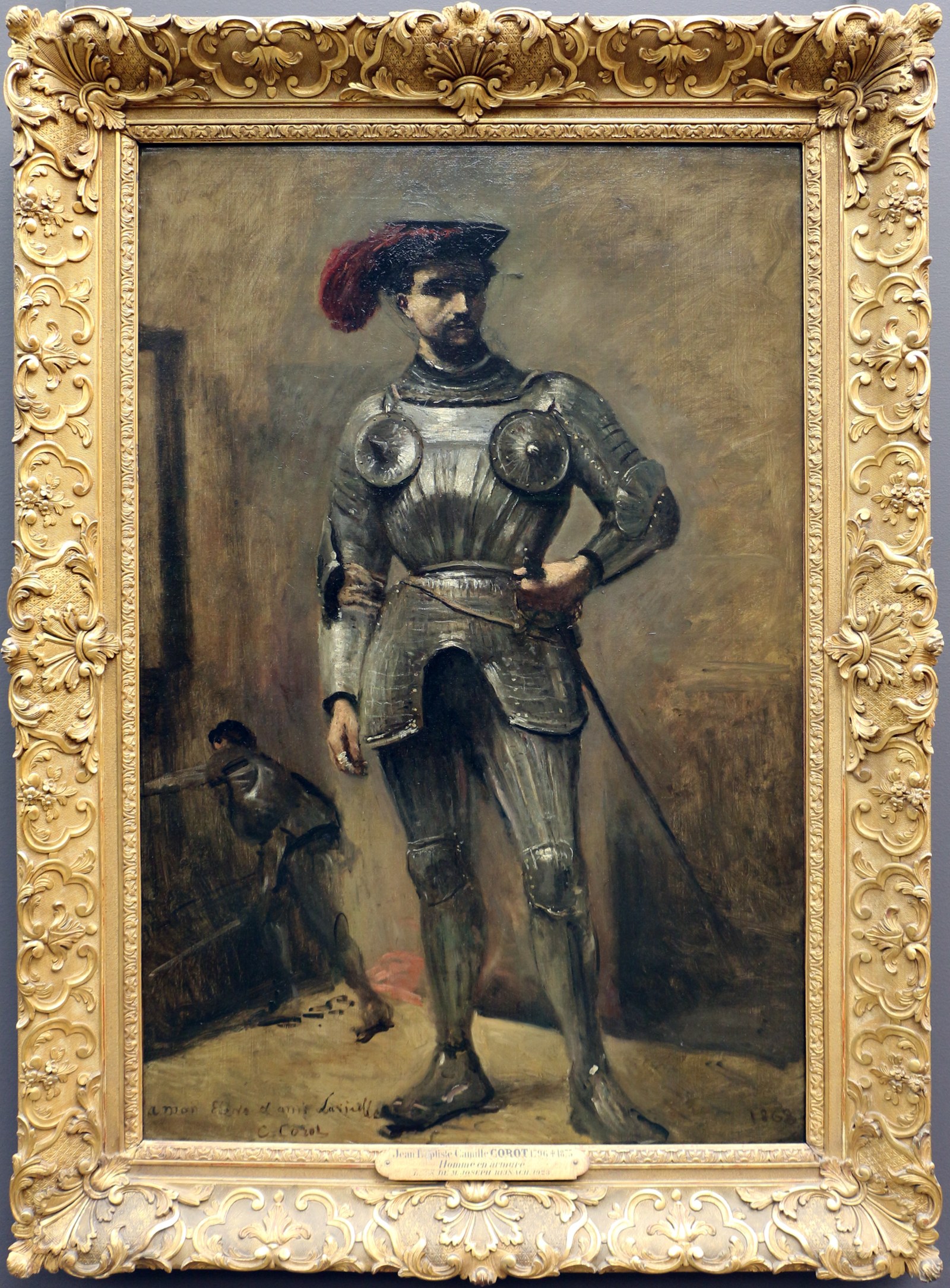 the man in armor