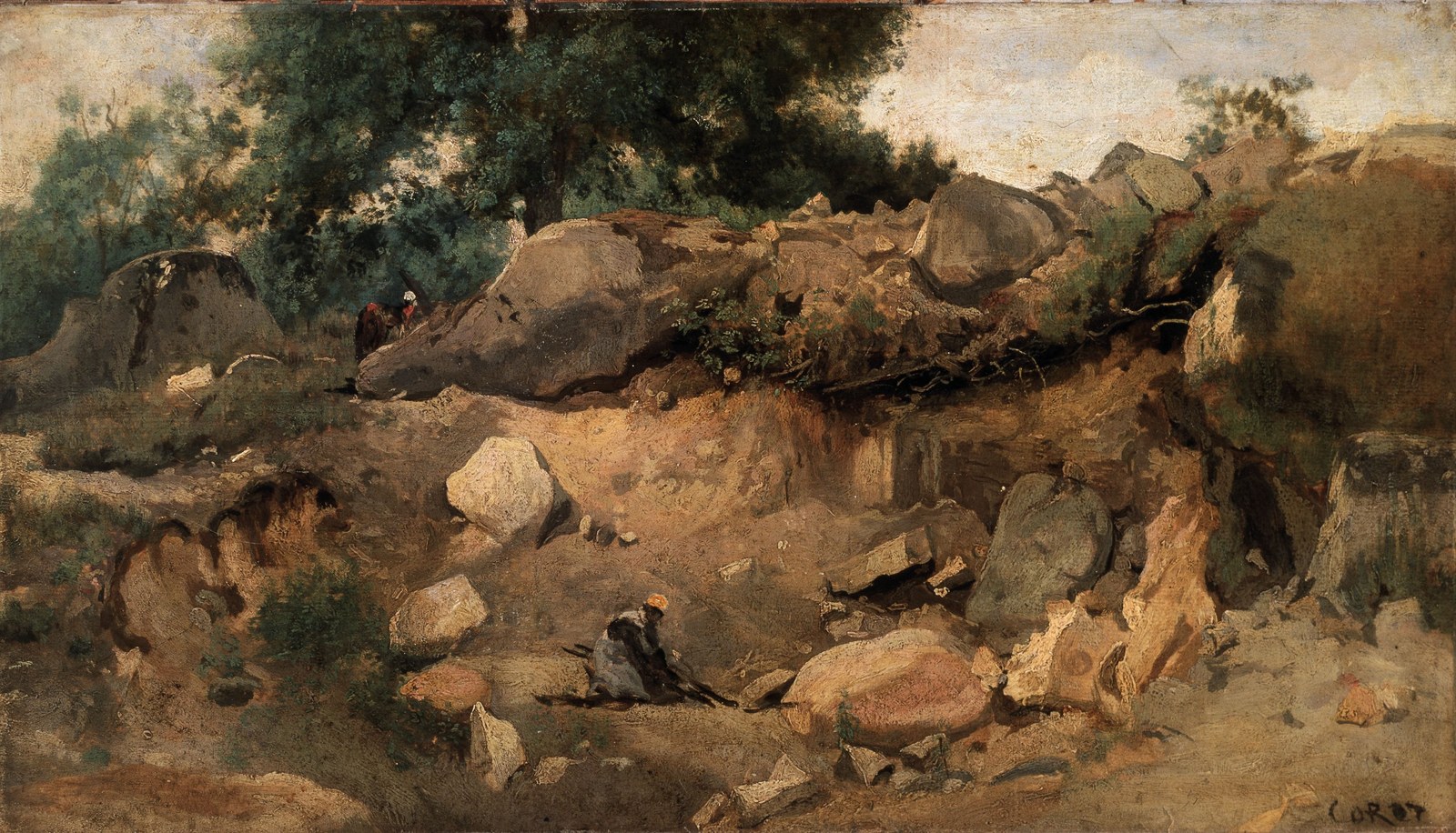 The Quarry of Chaise-Marie at Fontainebleau