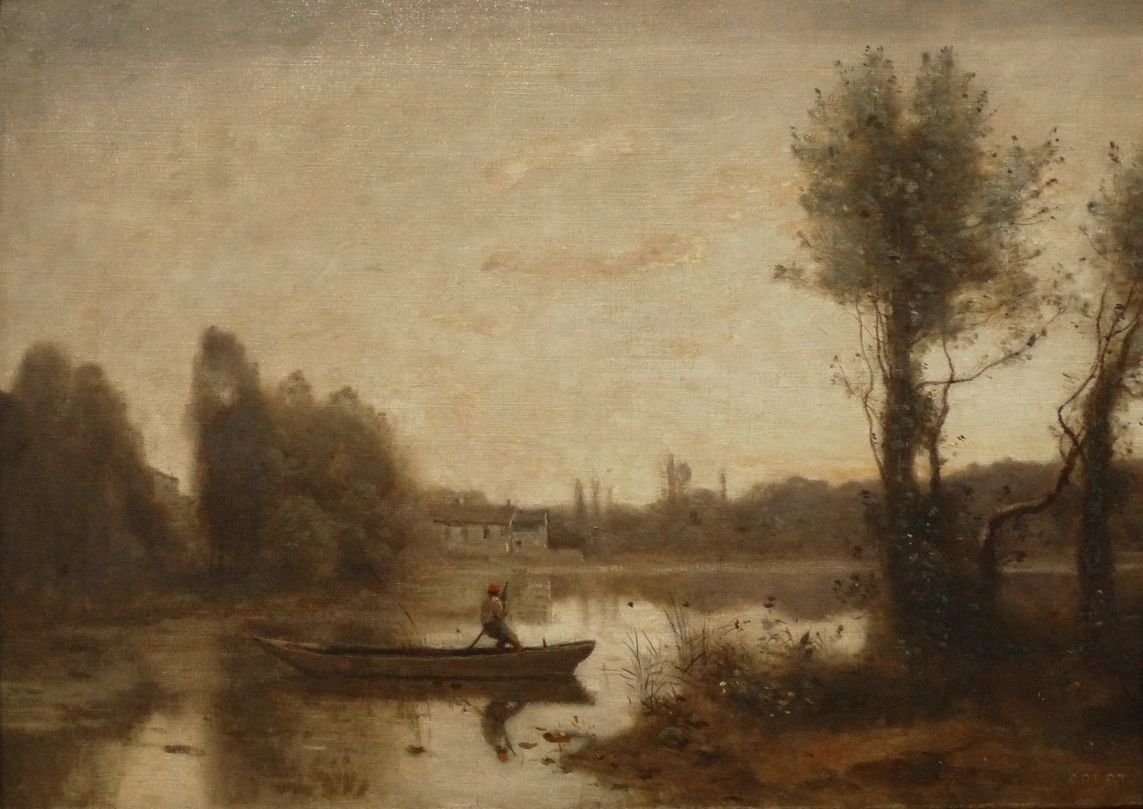 Ville-d'Avray. - Batelier sur l'étang