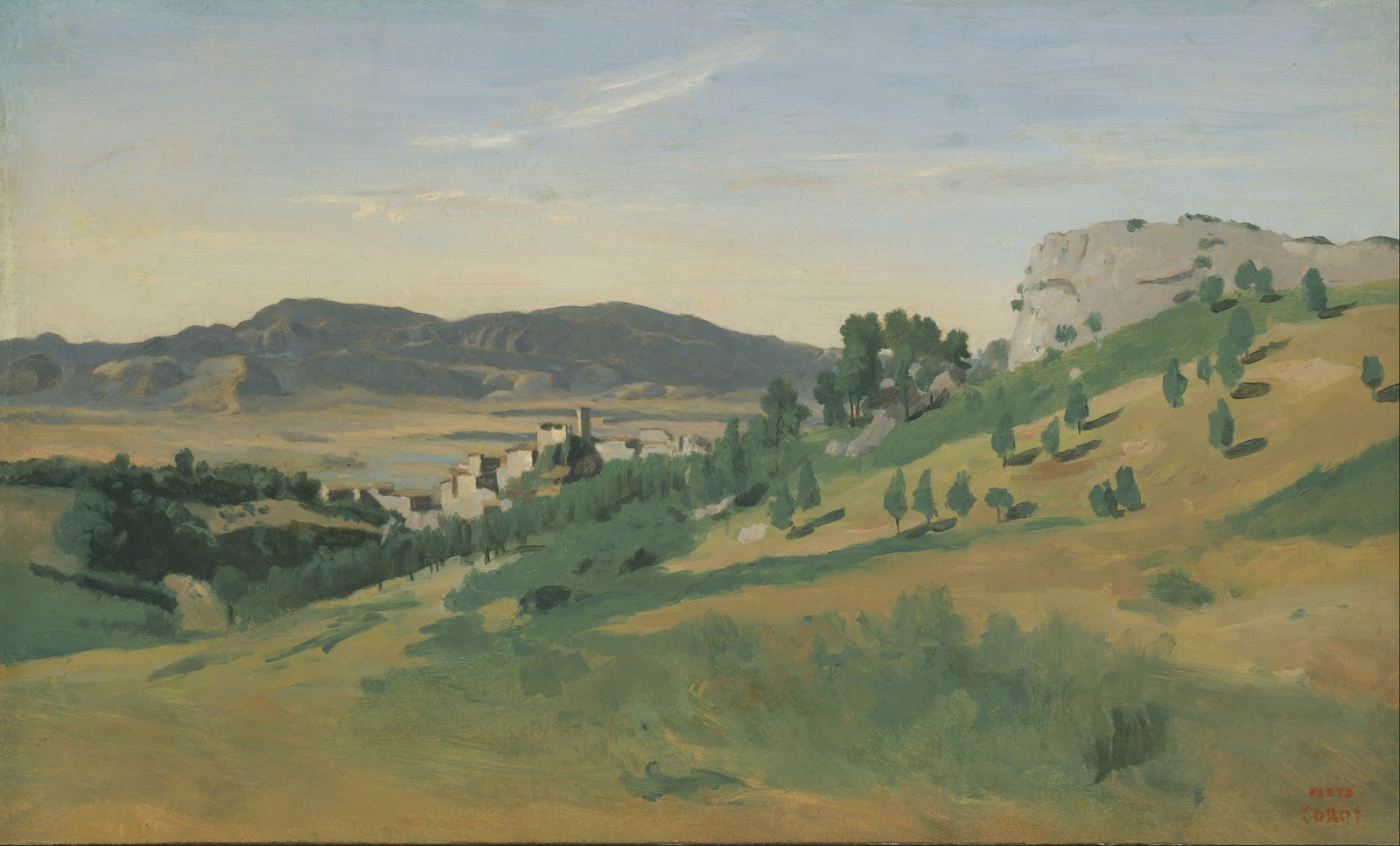 View of Olevano