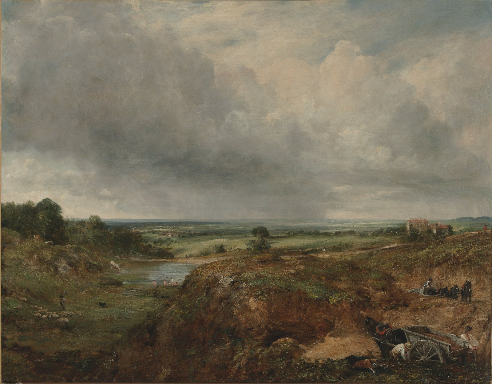 Branch Hill Pond, Hampstead Heath (1824)