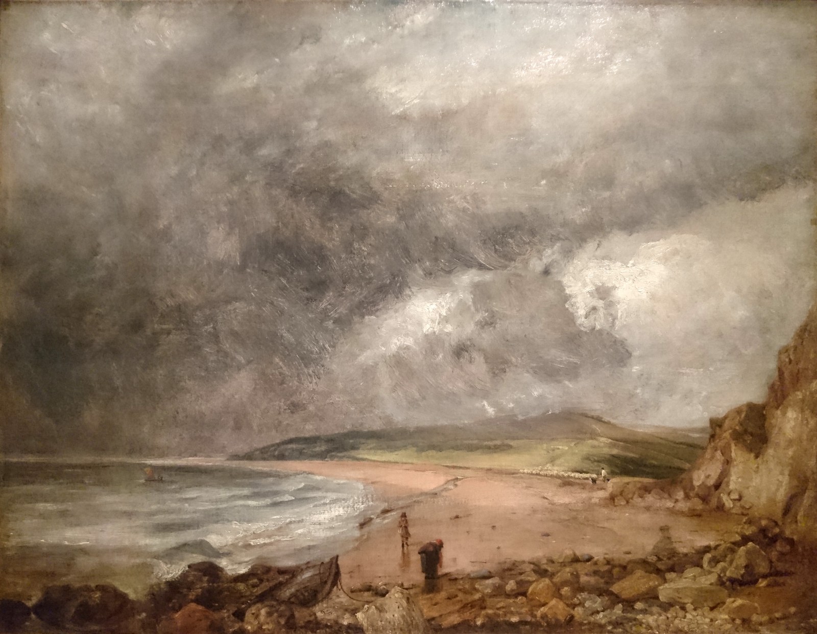 Weymouth Bay with Approaching Storm