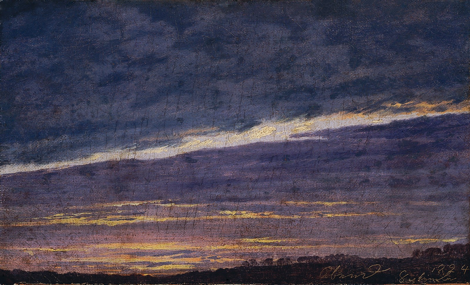 Nightly cloudy sky / Evening