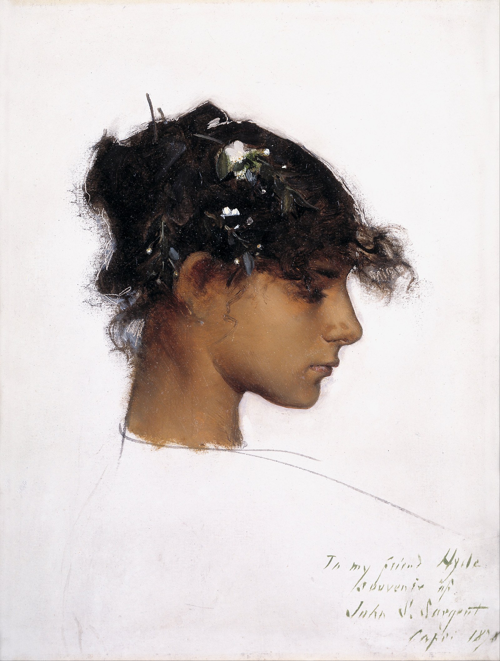 Rosina Ferrara, Head of a Capri Girl