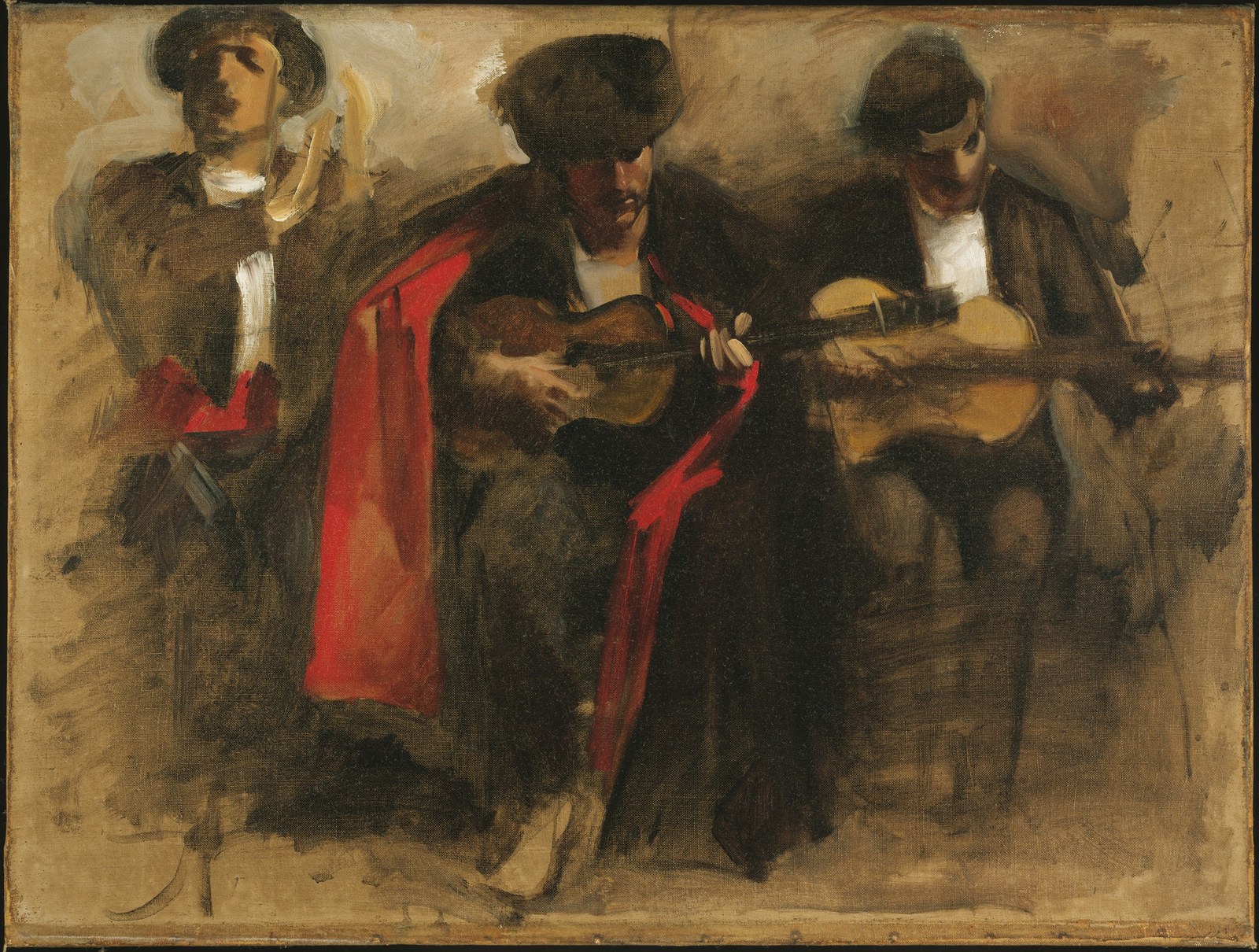 Study for Seated Musicians for "El Jaleo"