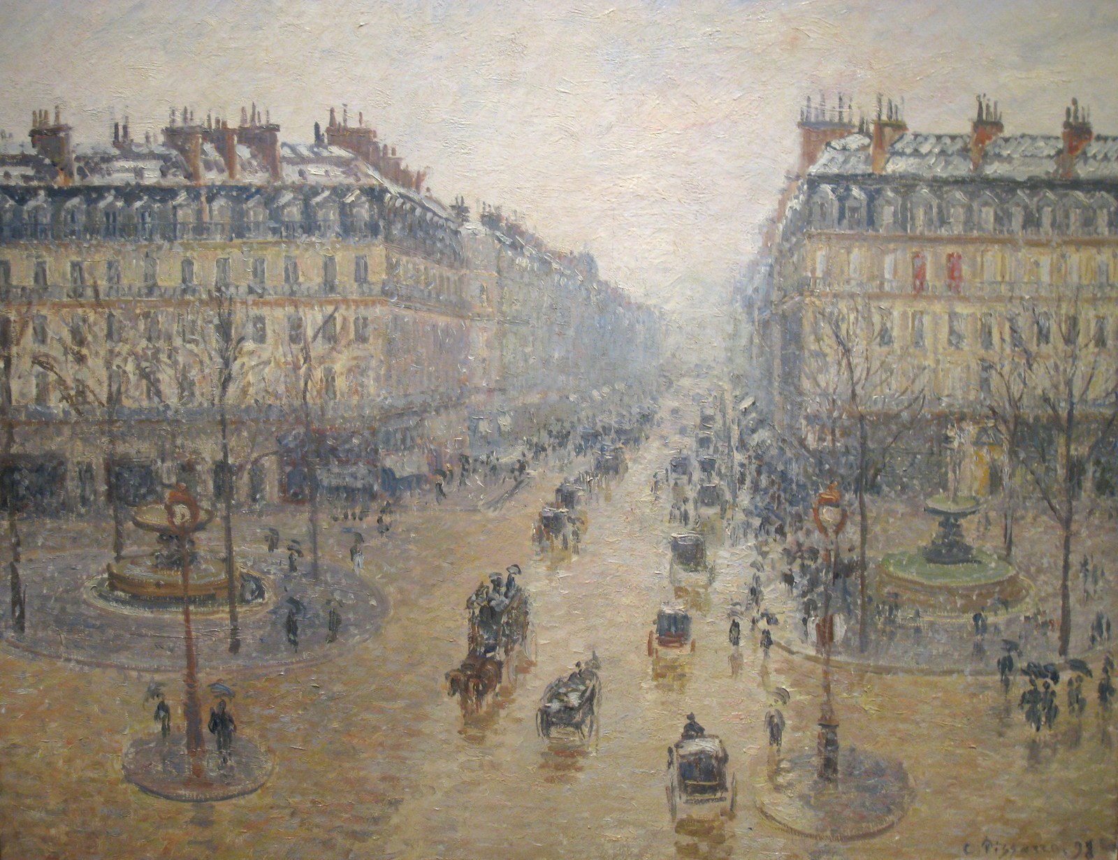 Avenue de l'Opera, Effect of Snow