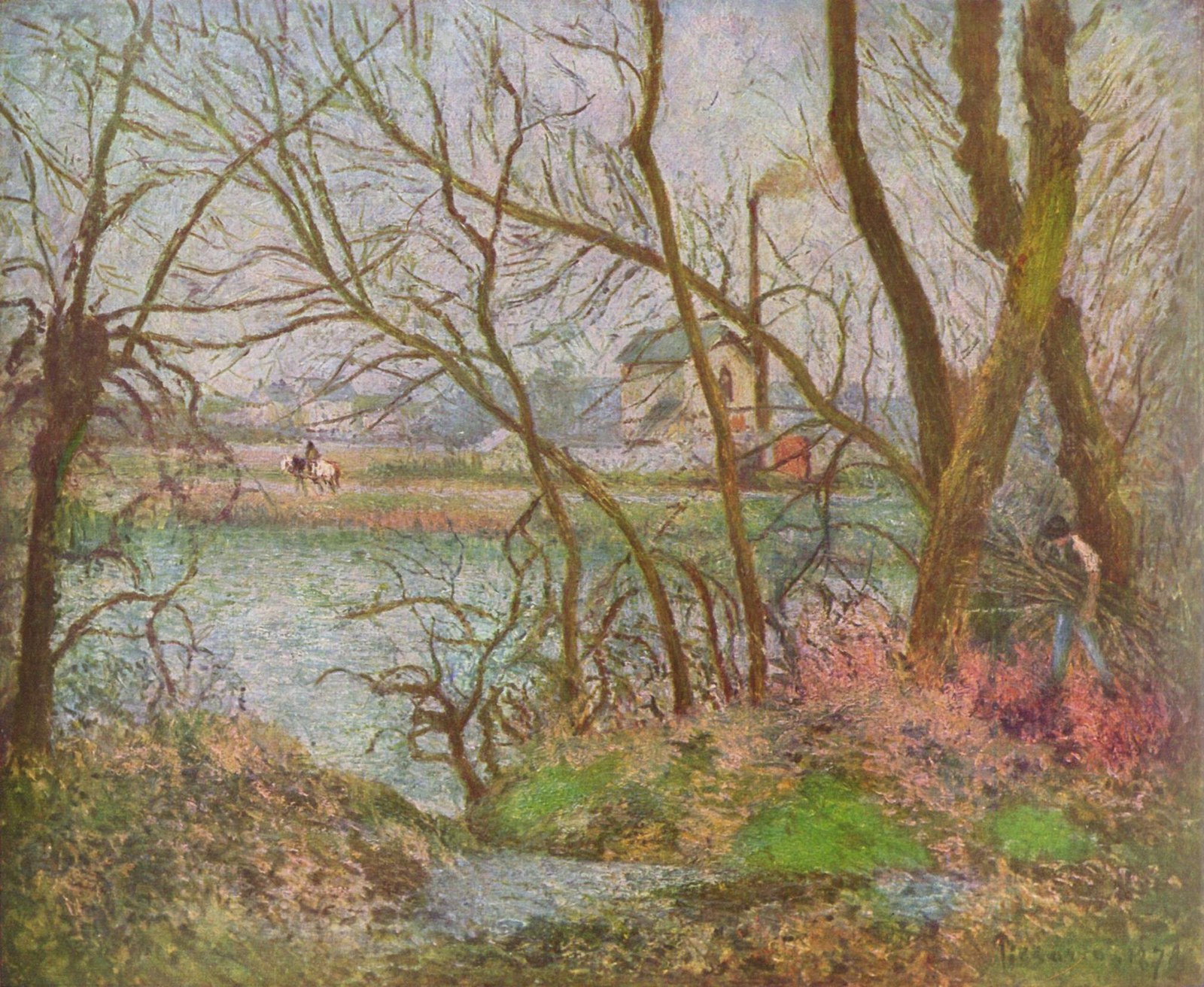 Banksof the Oise, near Pontoise, Winter
