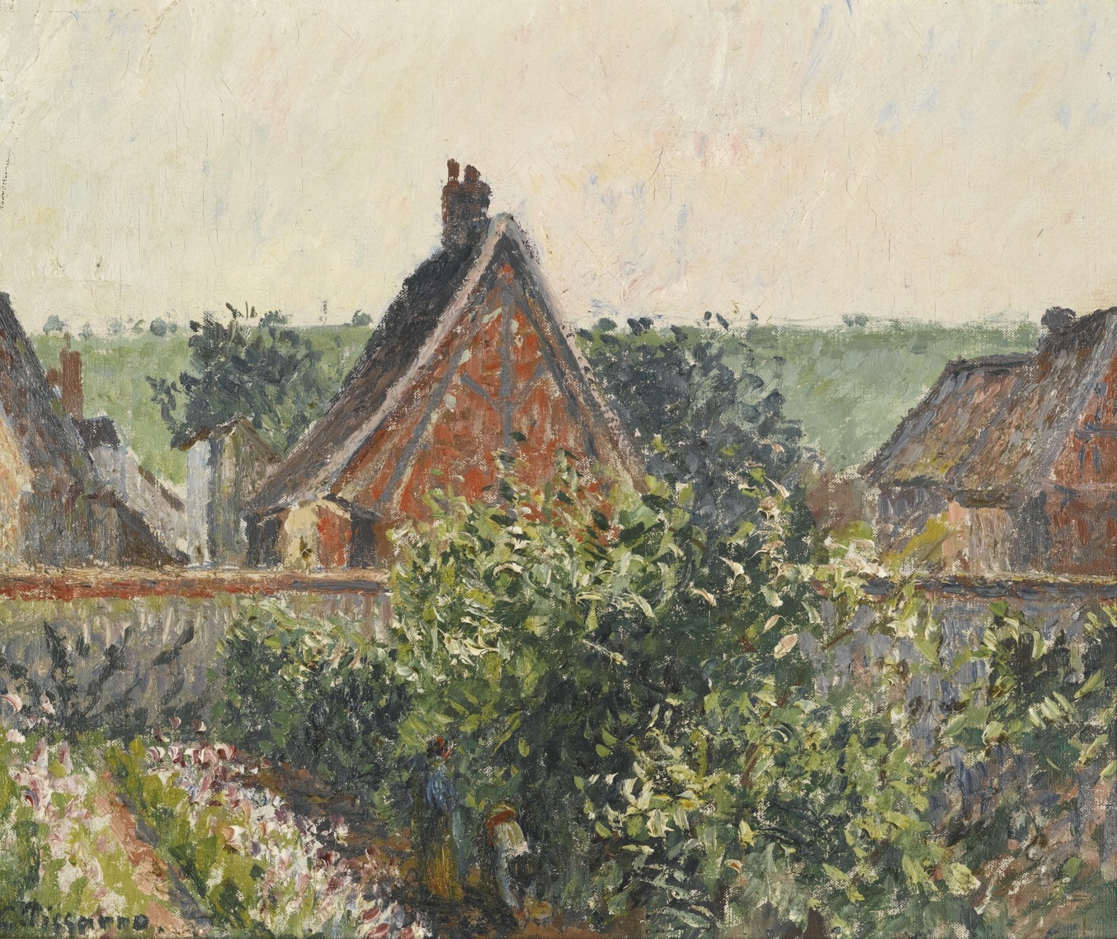 Coin du jardin à Eragny