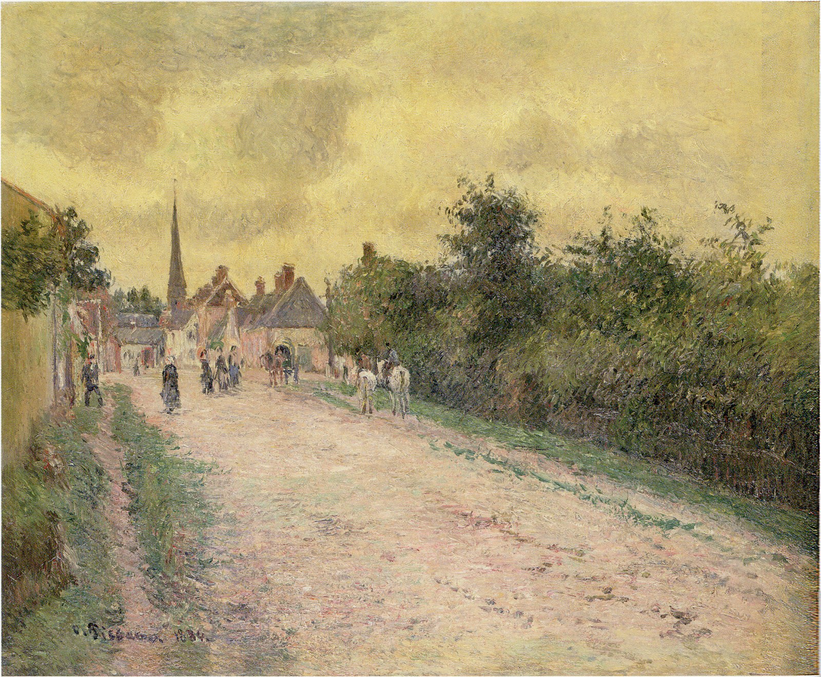 Entrance to the Village of Eragny