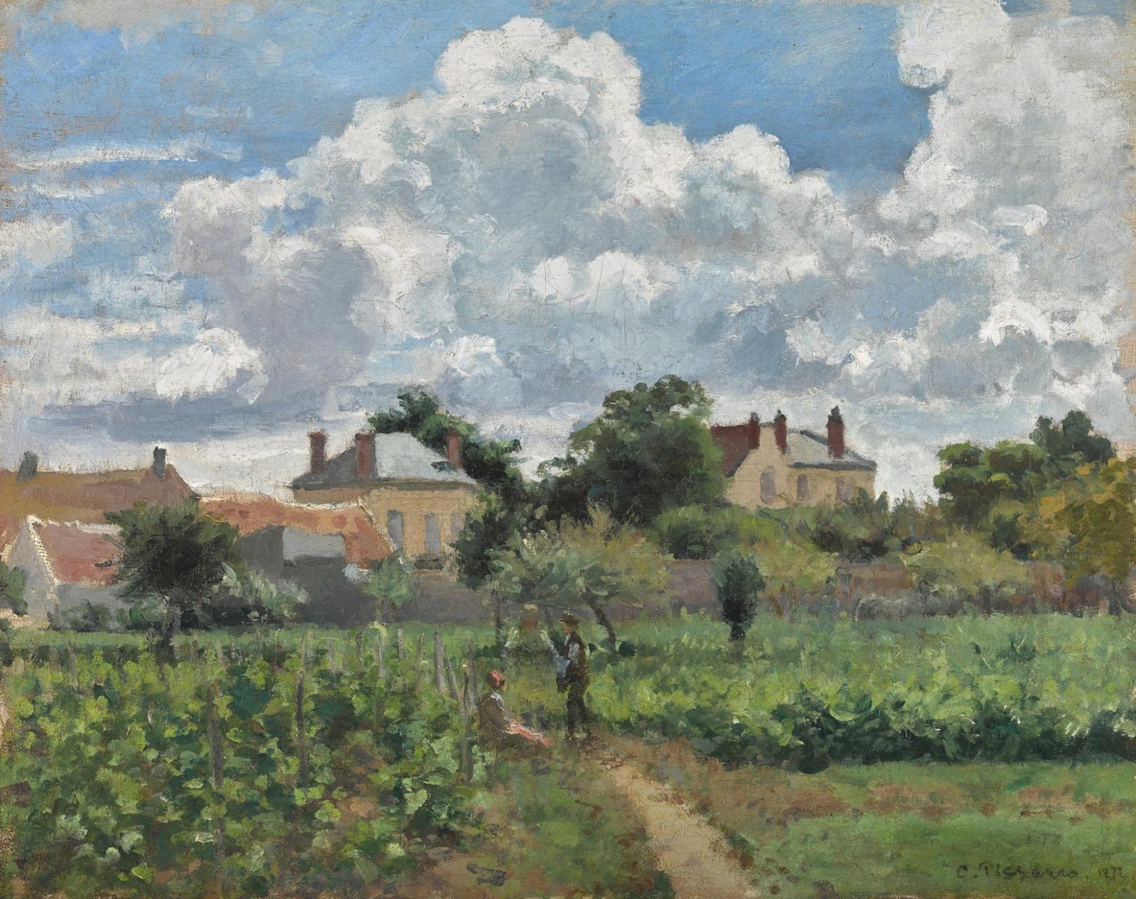 L'allée des vignes à Pontoise