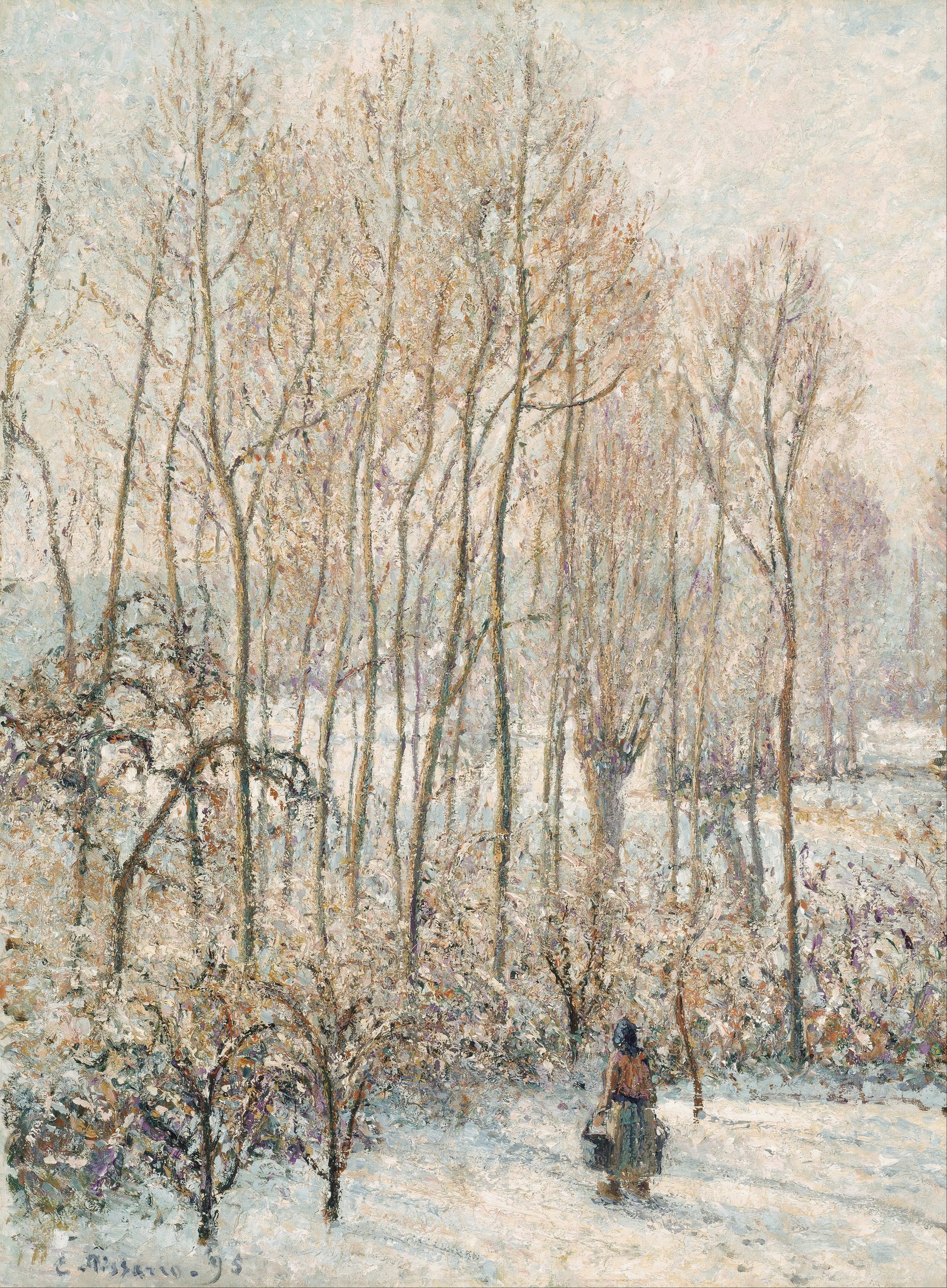 Morning Sunlight on the Snow, Éragny-sur-Epte