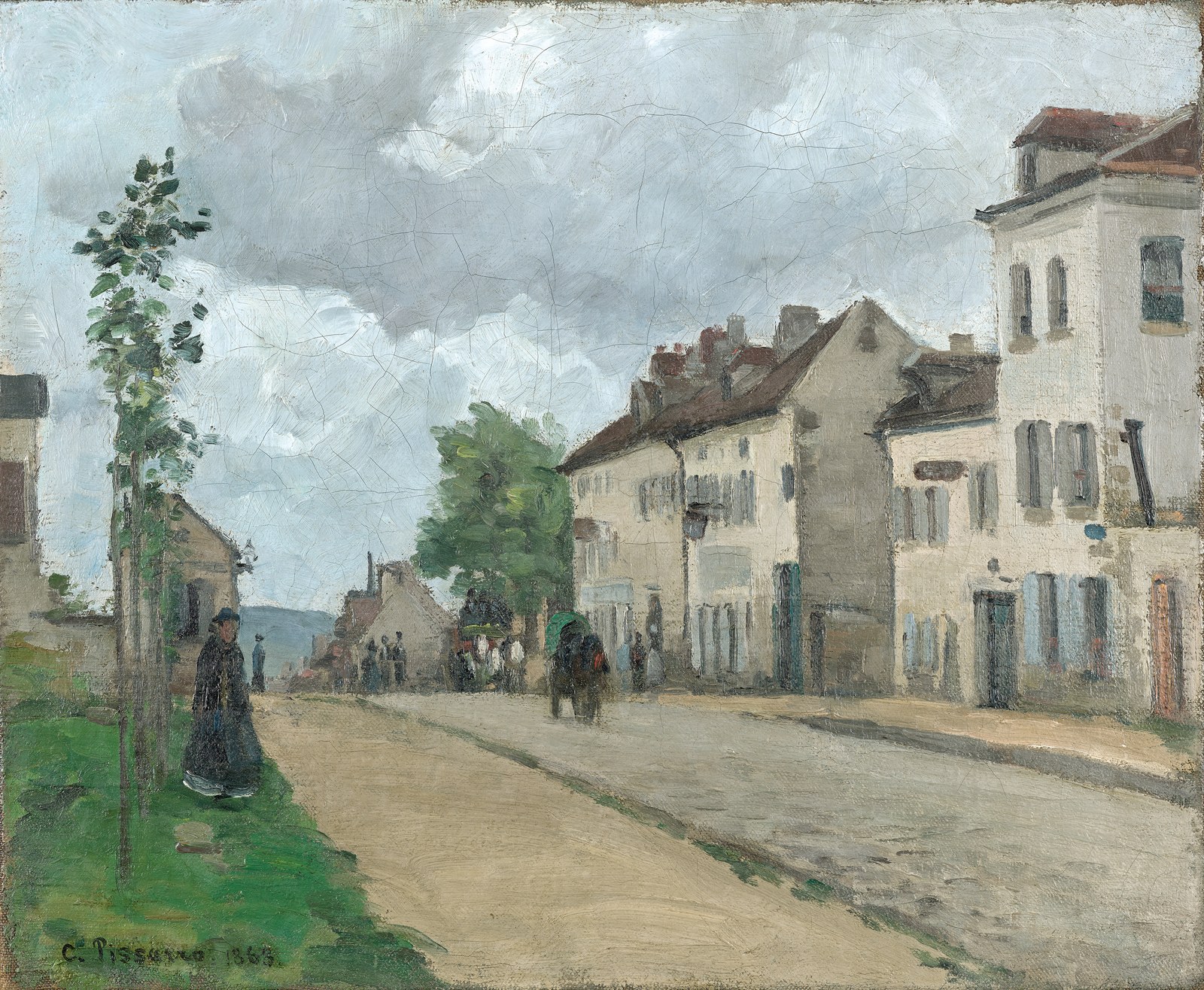 Street in Pontoise (Rue de Gisors)