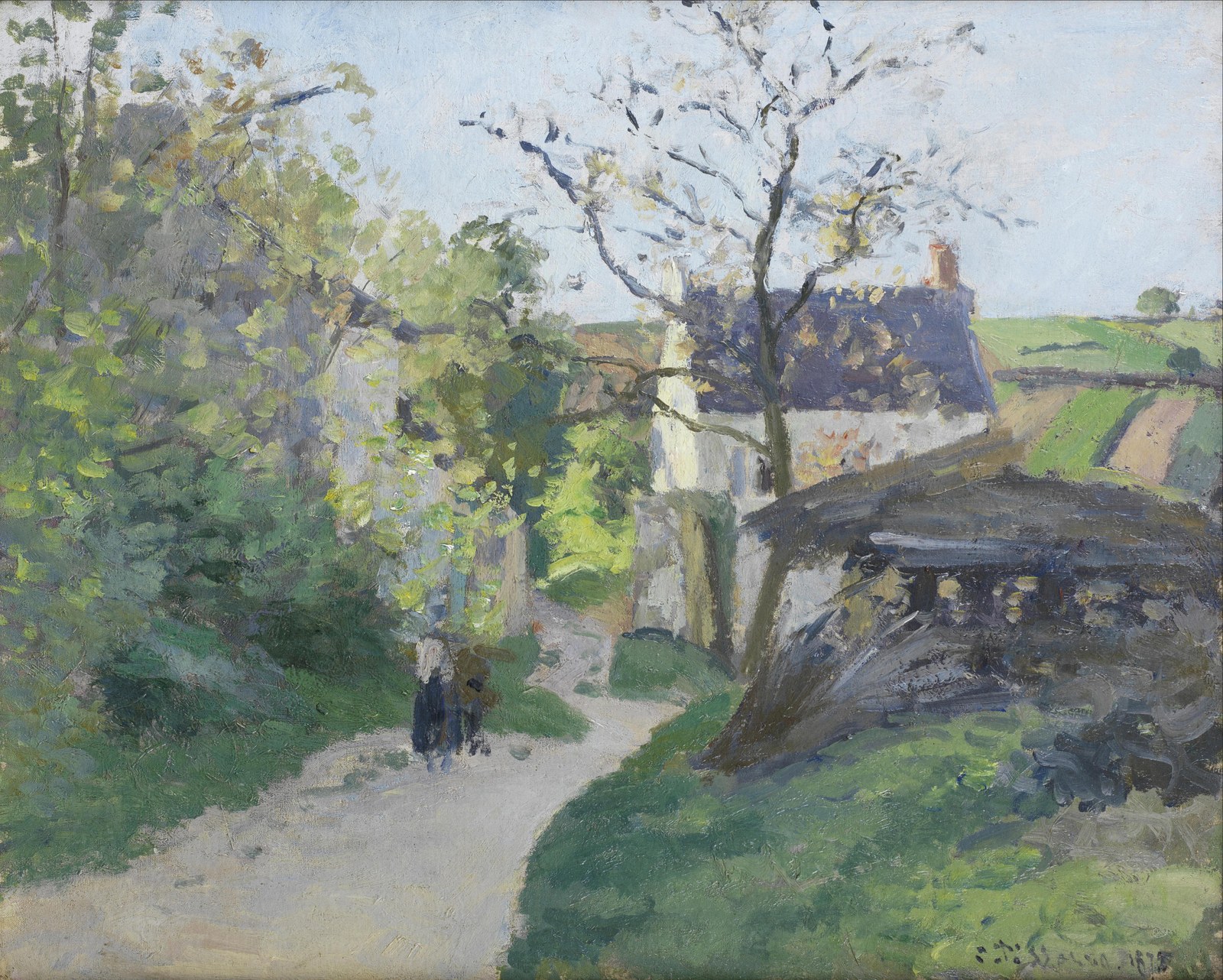 The Great Walnut Tree, the 'Rondesr House', Pontoise