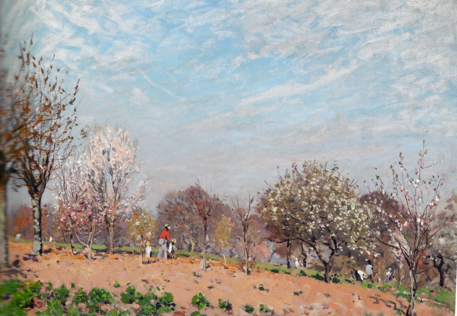 Apple Trees in flower at Louveciennes