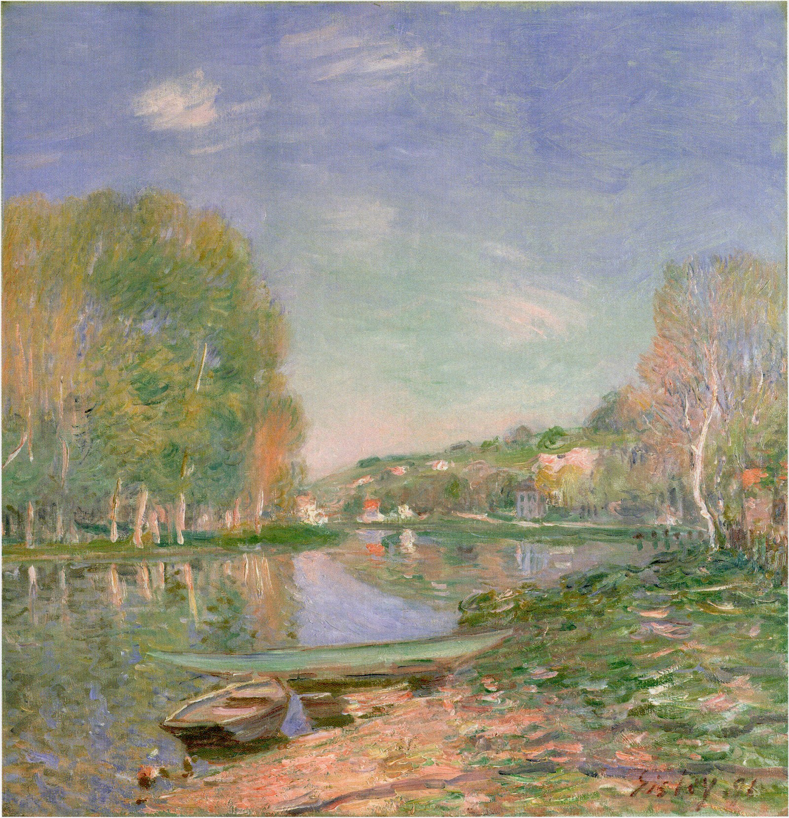 Banks of the Loing River, Morning