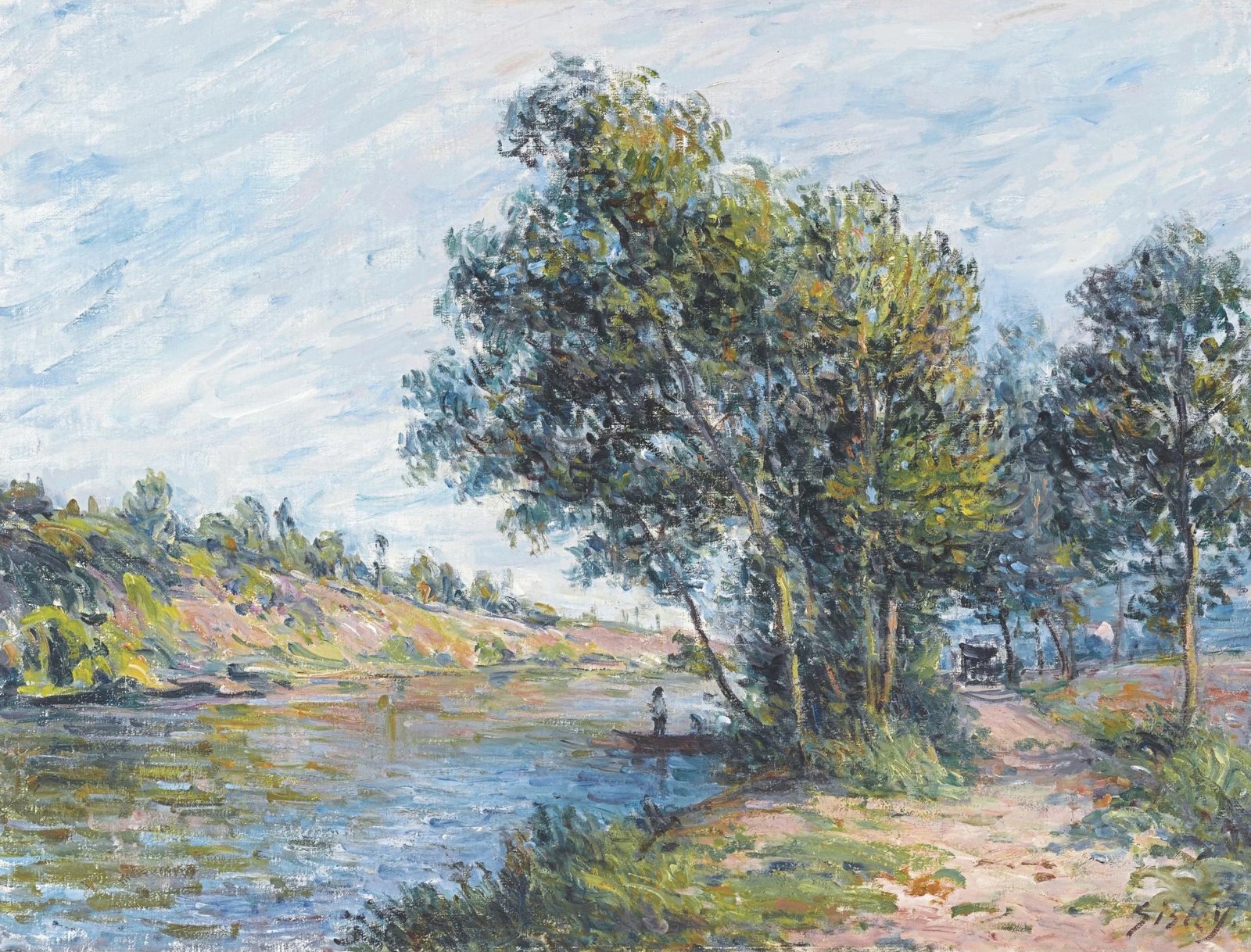 Chemin de Veneux et les côteaux de la Celle