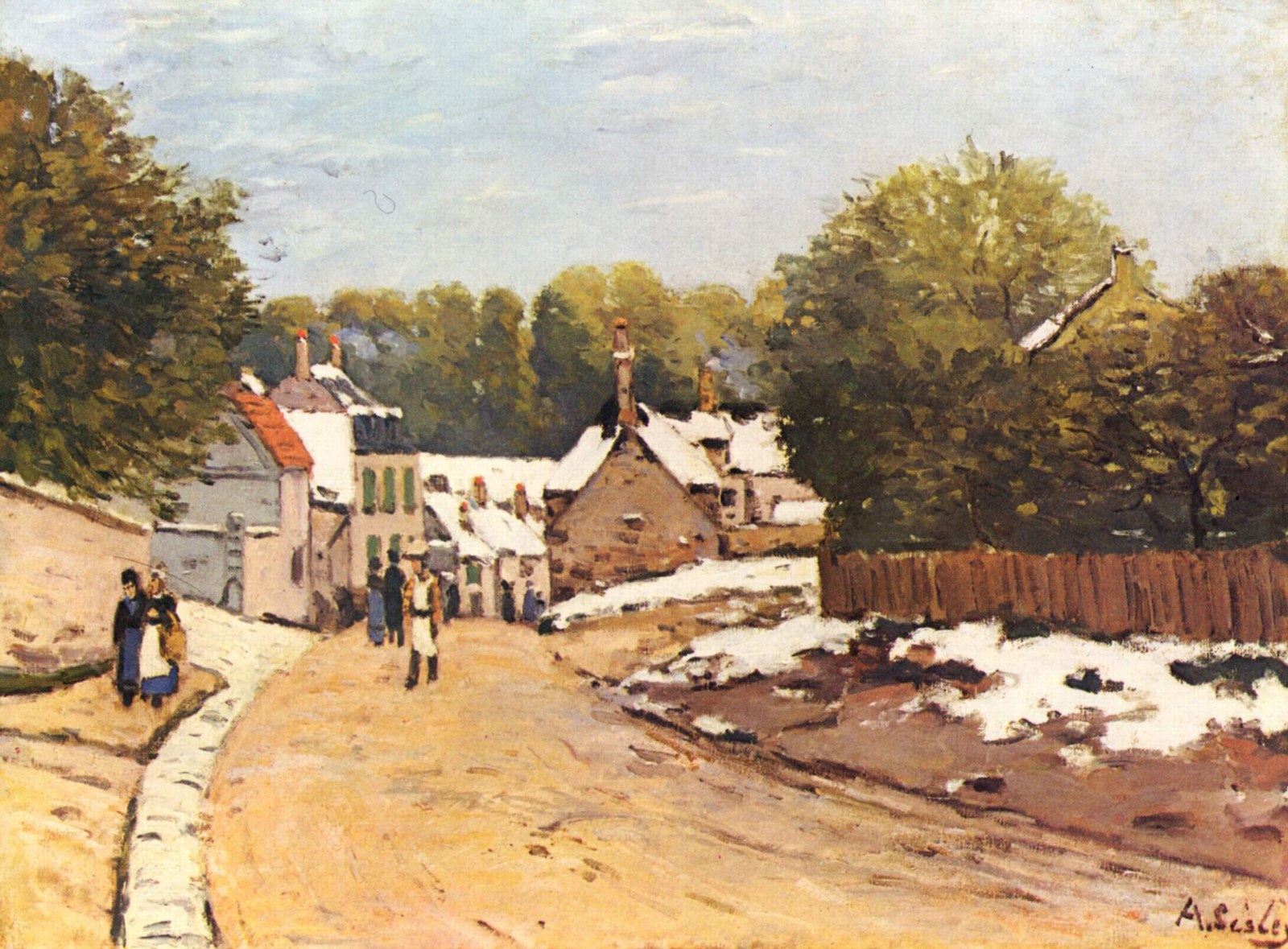 Early Snow in Louveciennes
