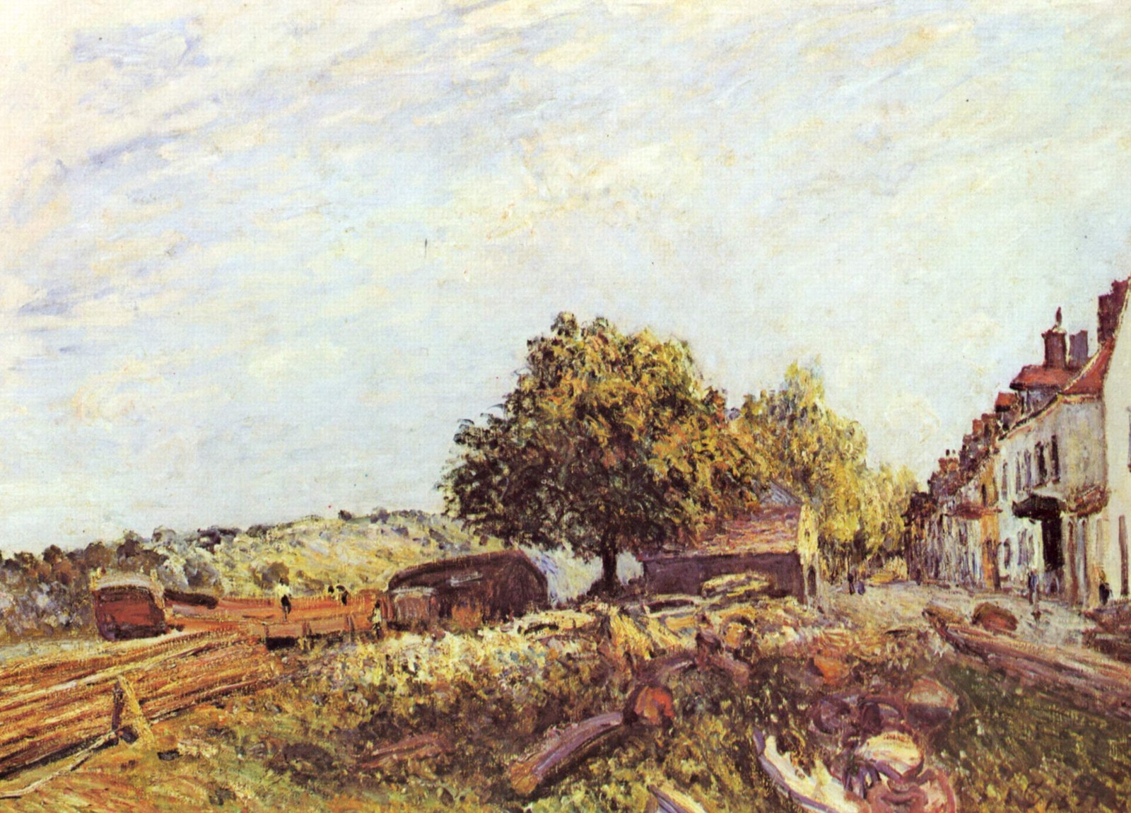 Saint-Mammès in the Morning