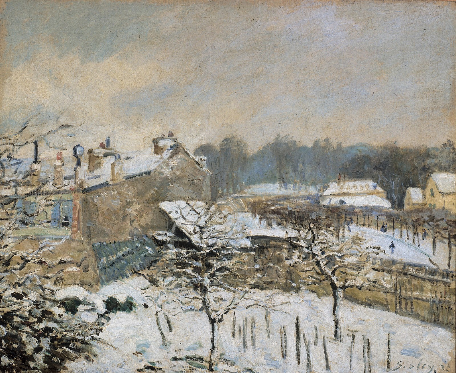 Snow Effect in Louveciennes