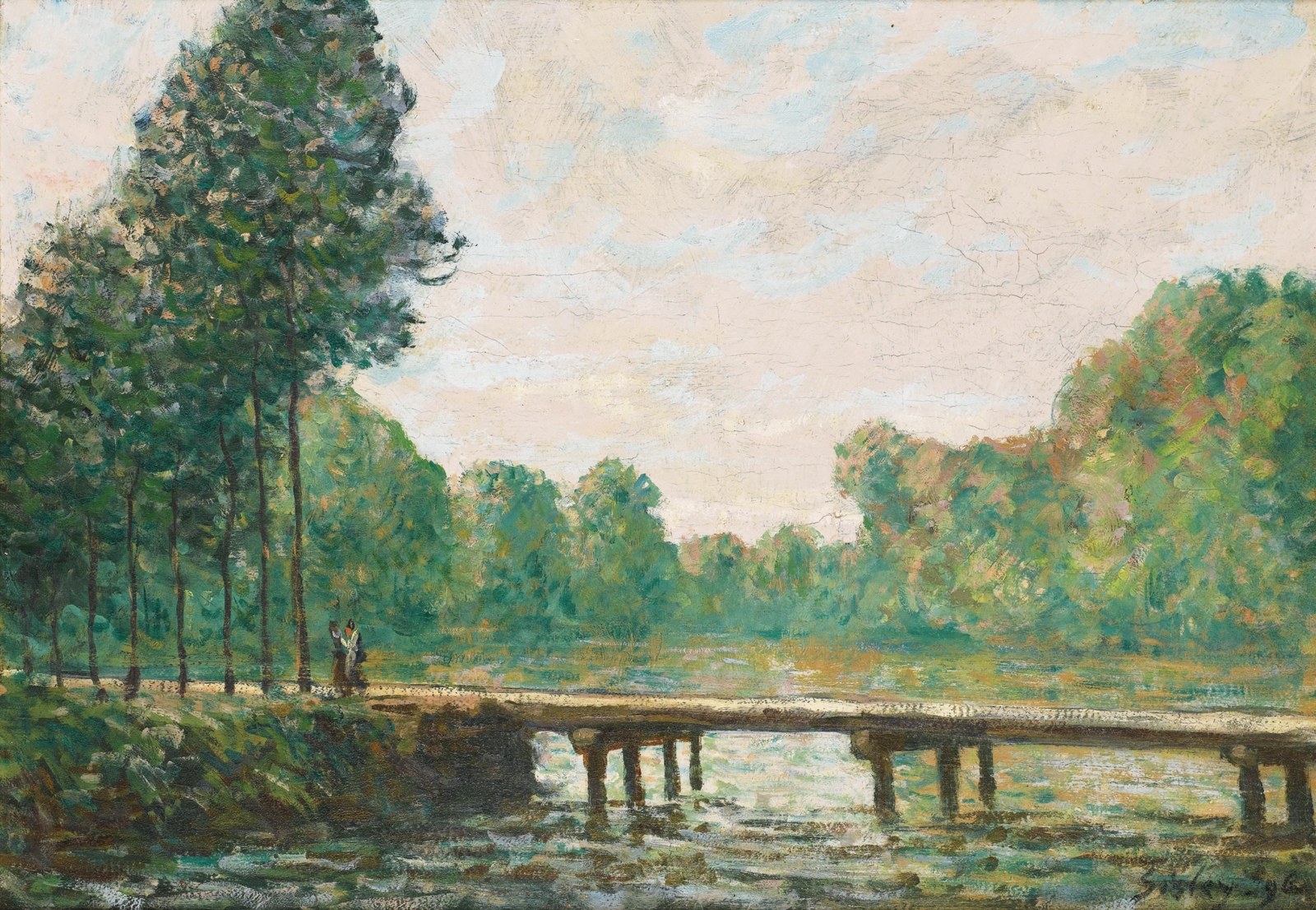 Small bridge over the Orvanne