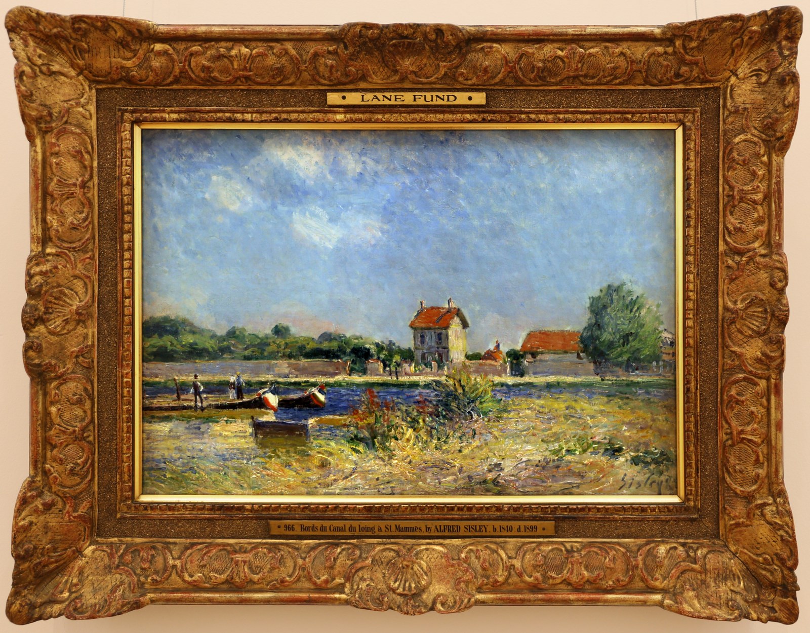 The Banks of the Canal du Loing at Saint-Mammès