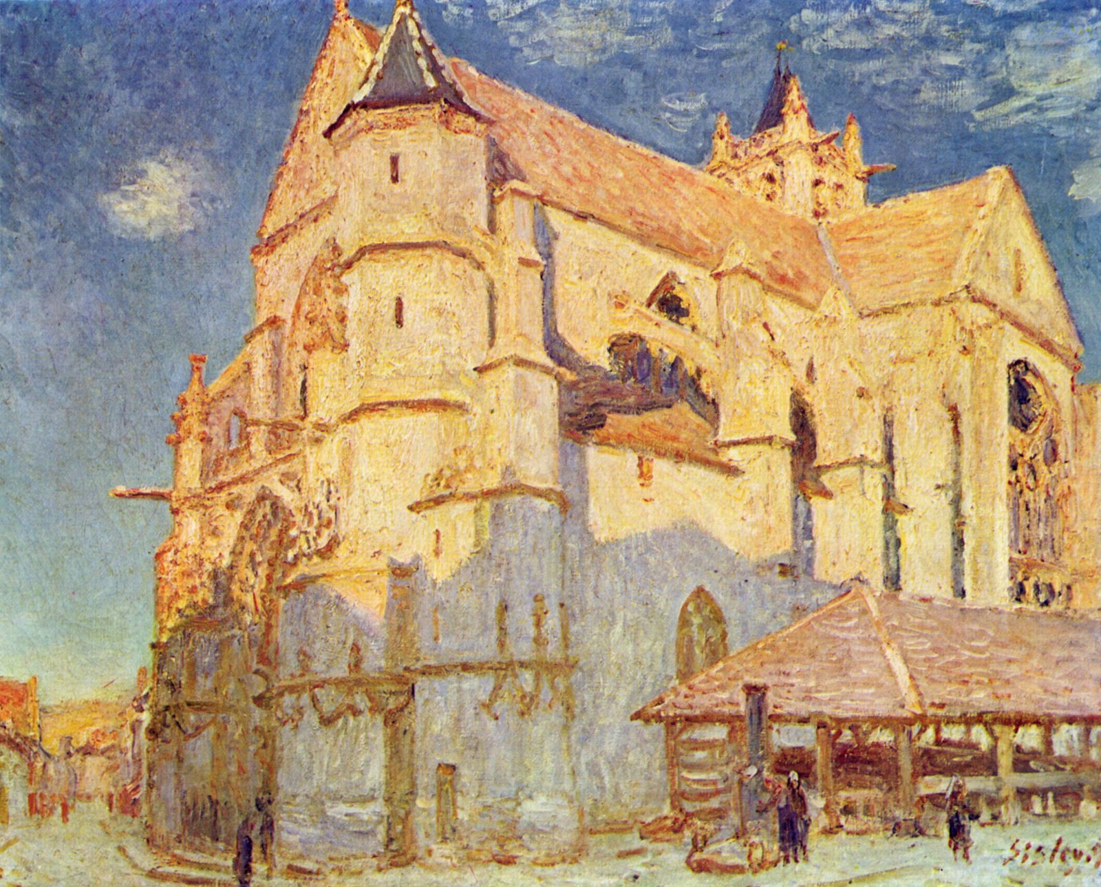 The Church in Moret (full sunlight)