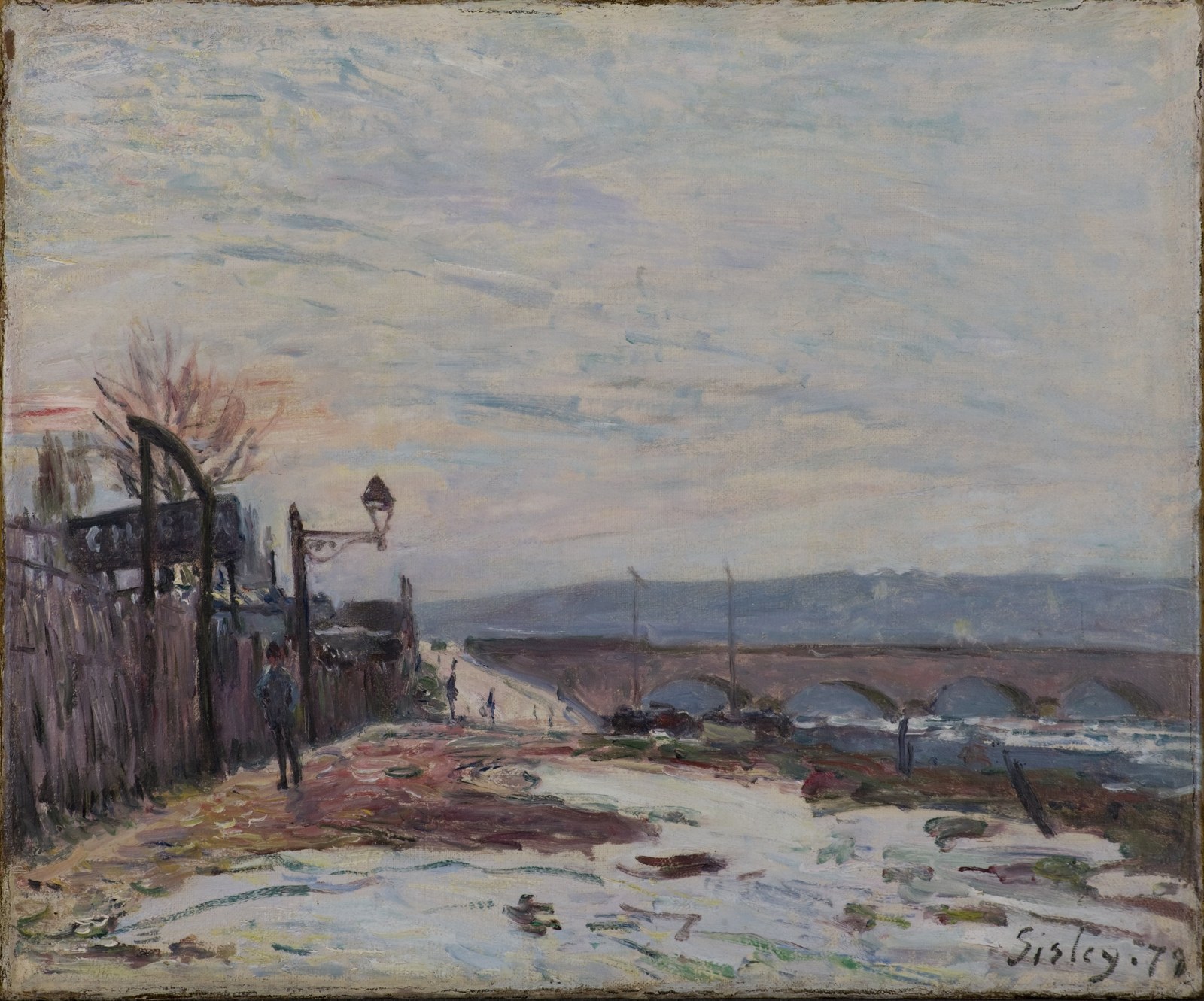 The Quay of the Seine during Snow Season