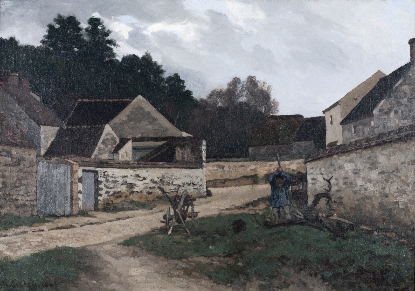 Village Street in Marlotte