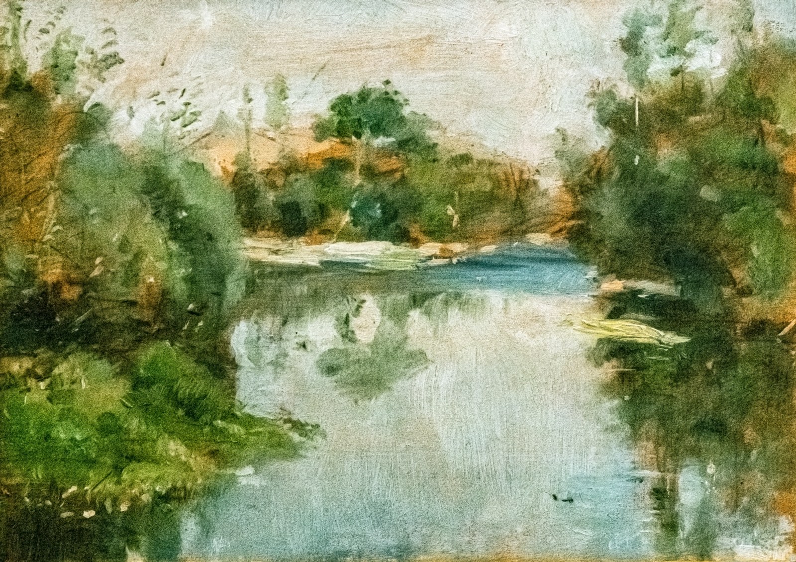 Céleyran, along the river
