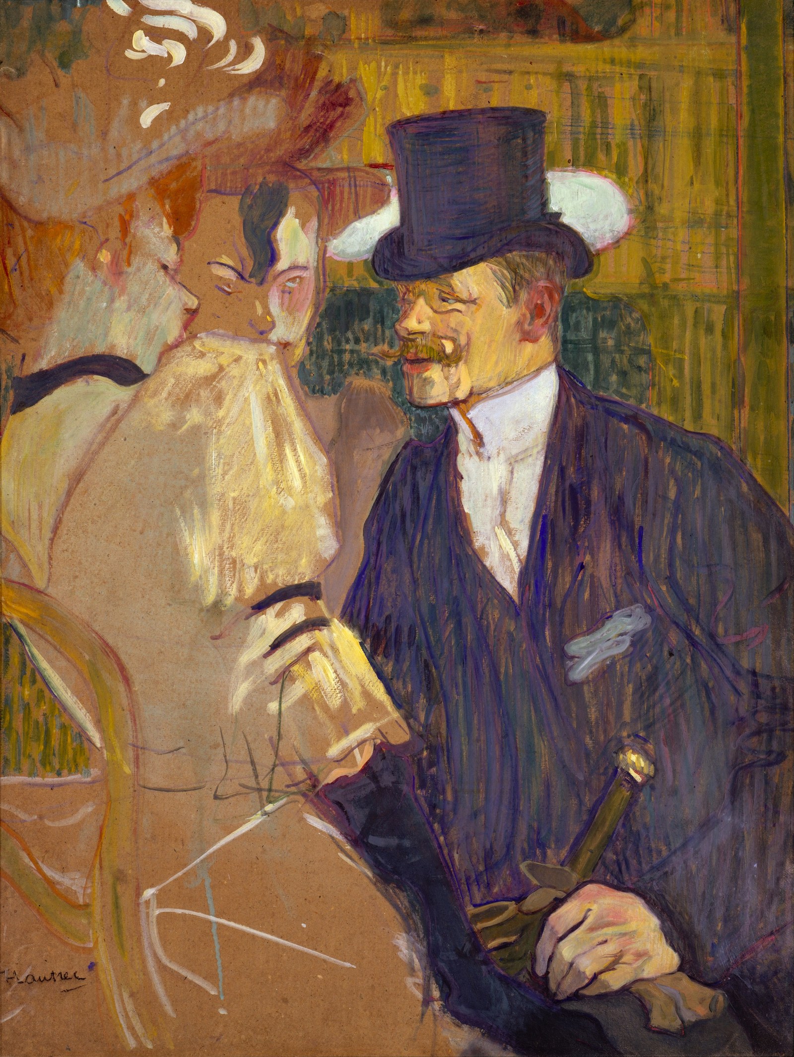 The Englishman (William Tom Warrener, 1861–1934) at the Moulin Rouge